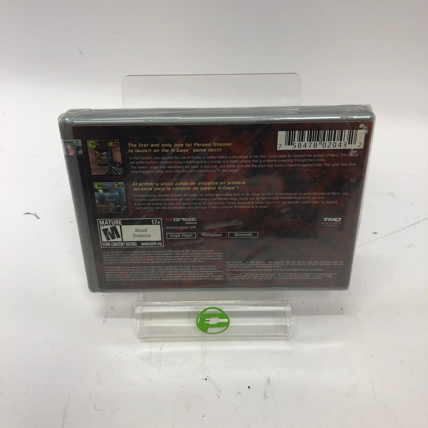New Red Faction (N Gage, 2003) Factory Sealed