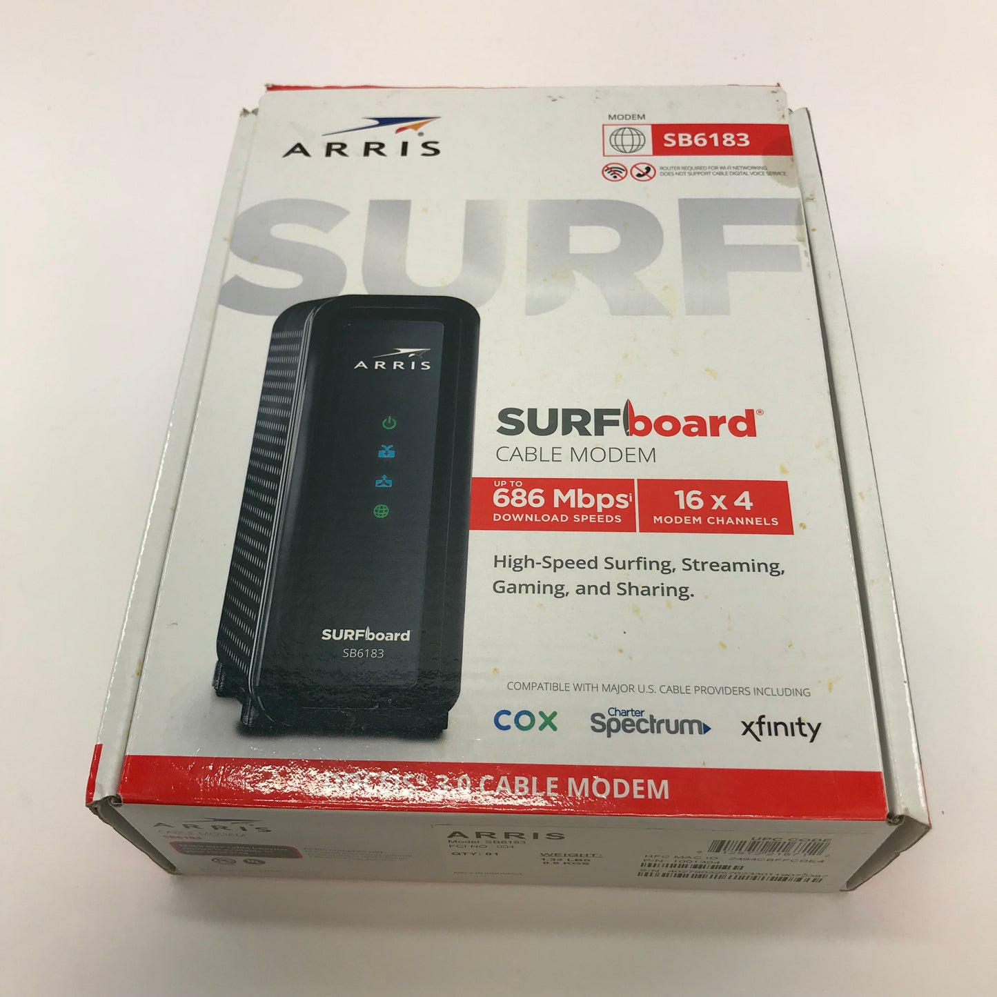 Arris Surfboard DOCSIS 3.0 Cable Modem SB6183
