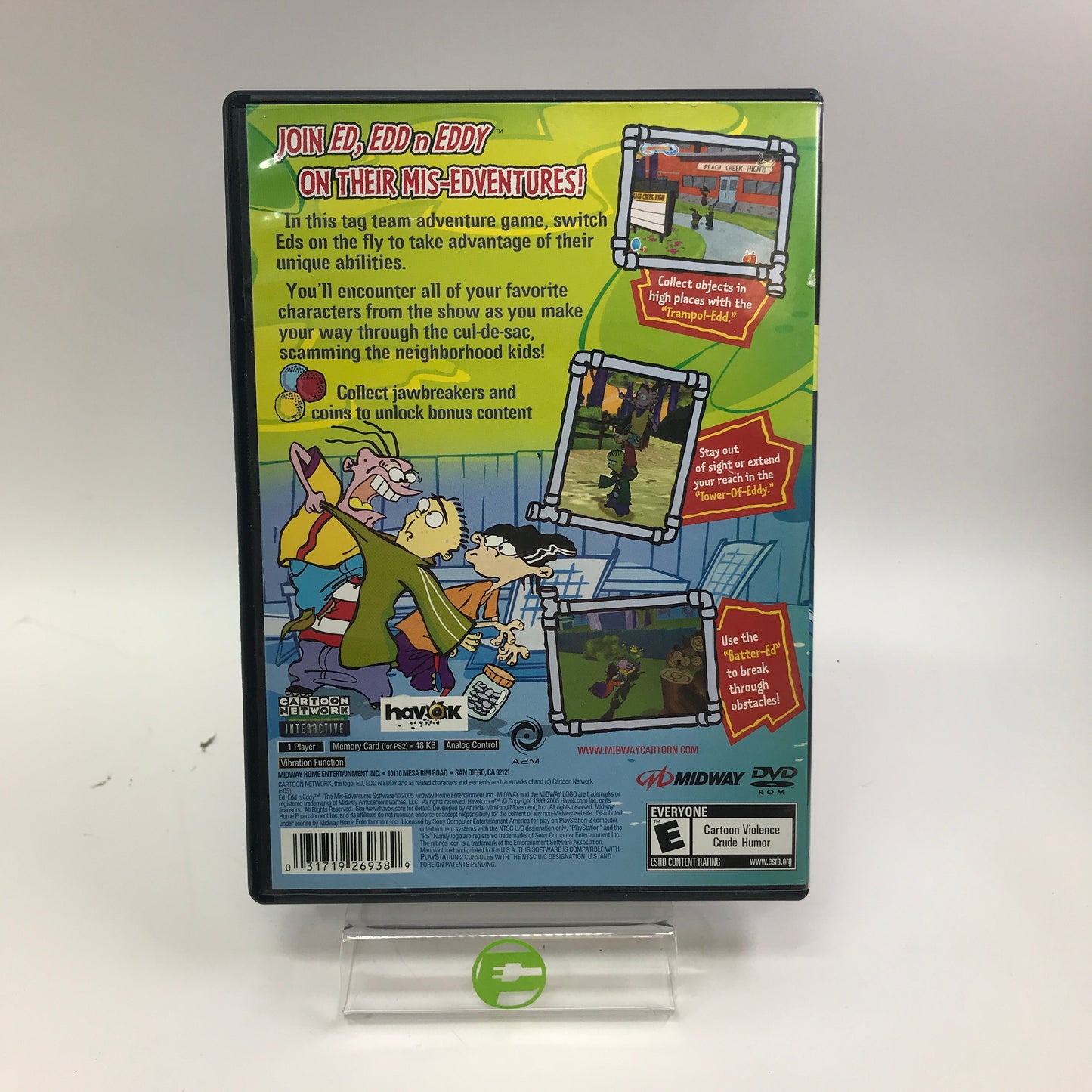Ed Edd N Eddy Mis-Edventures (Sony PlayStation 2 PS2, 2005) No Manual