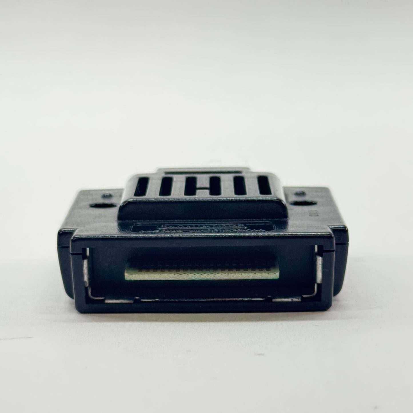 Untested Nintendo 64 Jumper Pak (NUS-008)+TremorPakPlus/Memory Card (P-385/P-302) Black/Gray