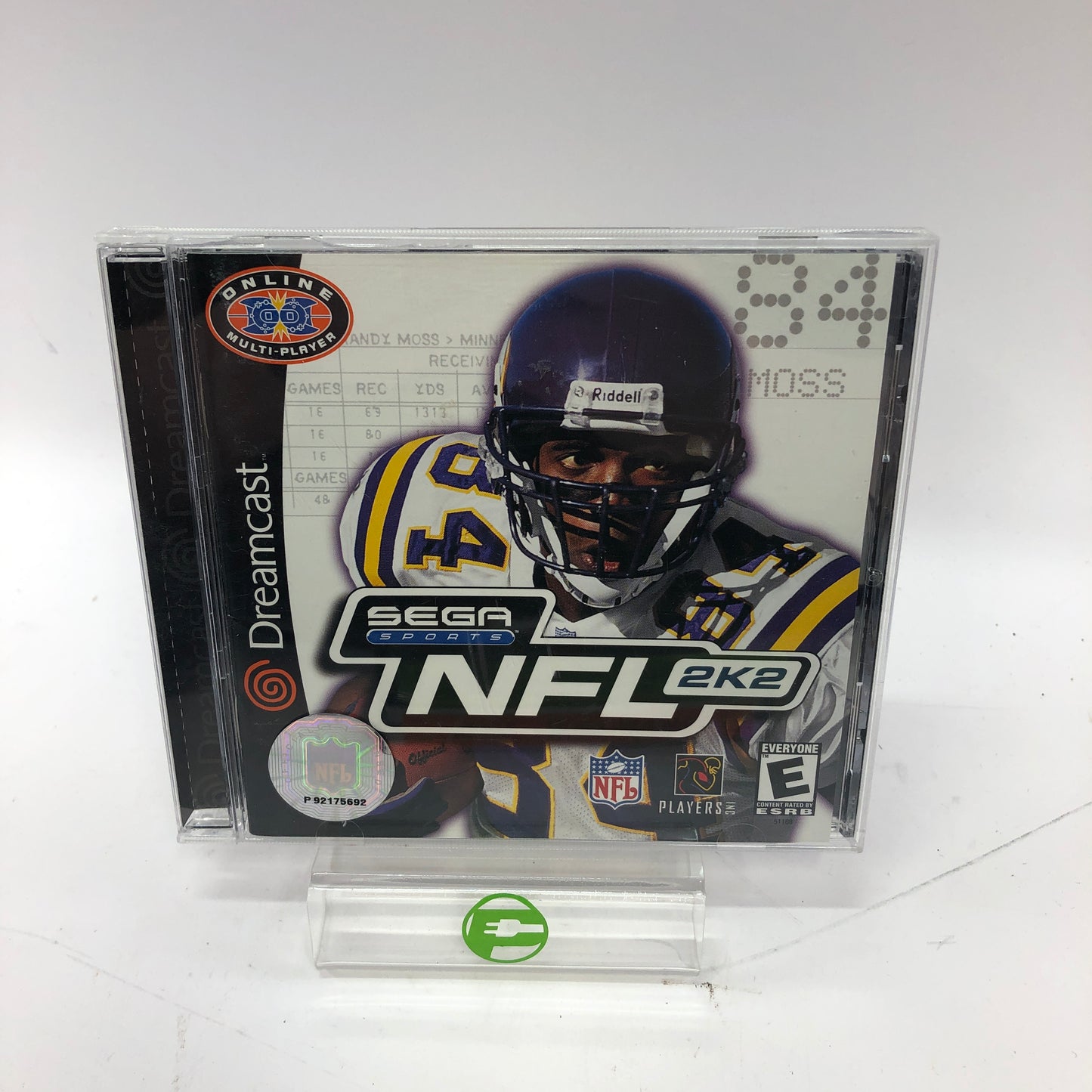 NFL 2K2 (Sega Dreamcast, 2001) Complete in Box w/ Manual, CIB