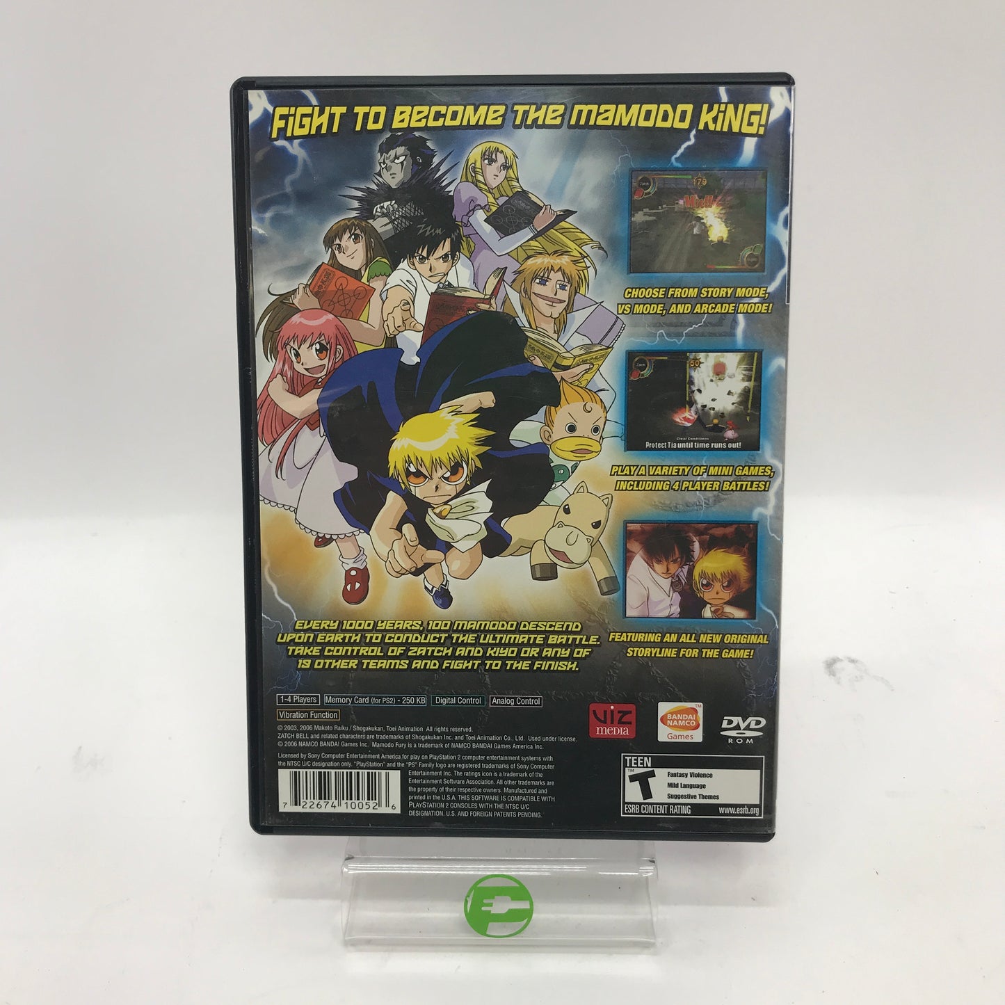 Zatch Bell Mamodo Fury (Sony PlayStation 2 PS2, 2006) CIB Tested Works