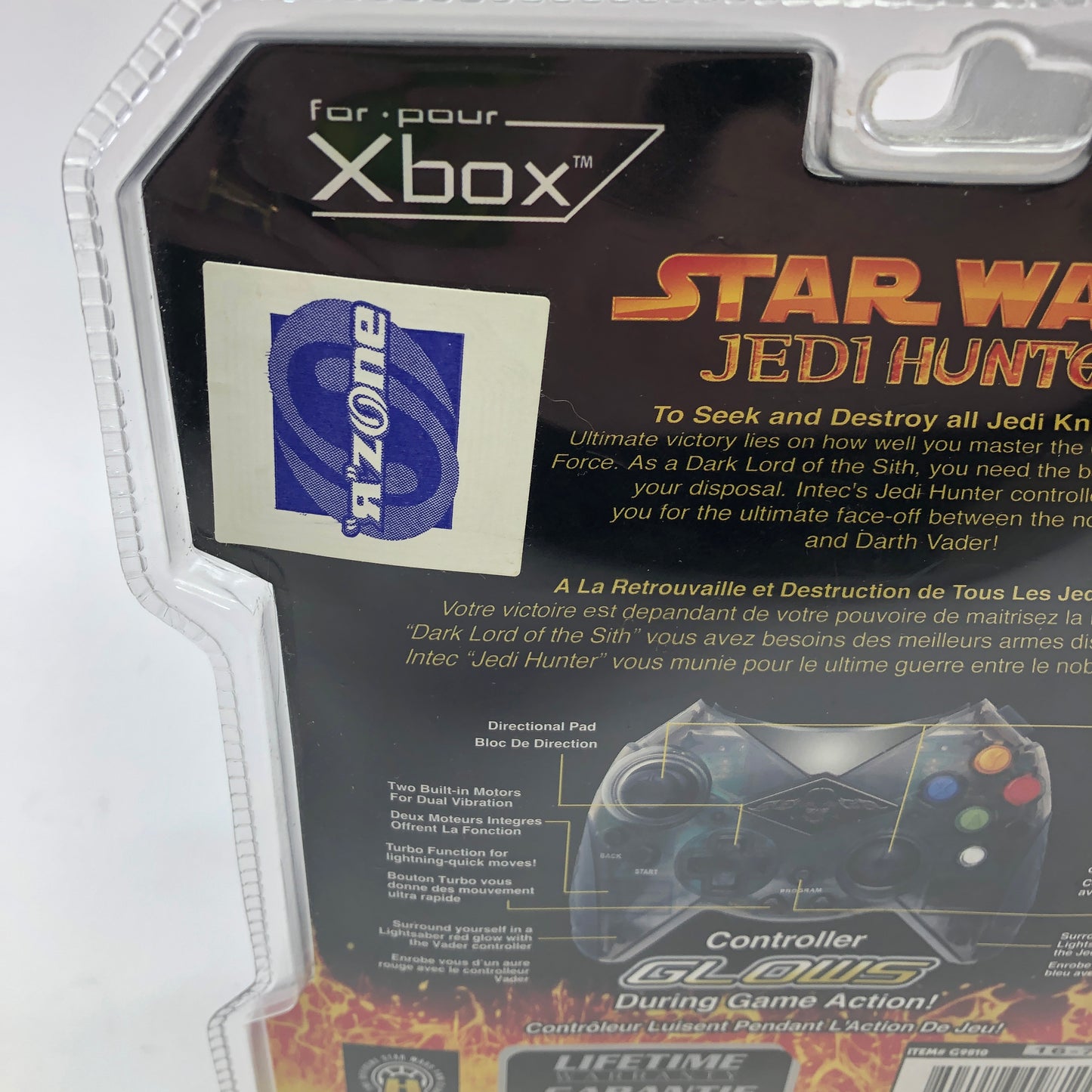 New Intec Star Wars Jedi Hunter Officially Licensed Controller For Original Xbox