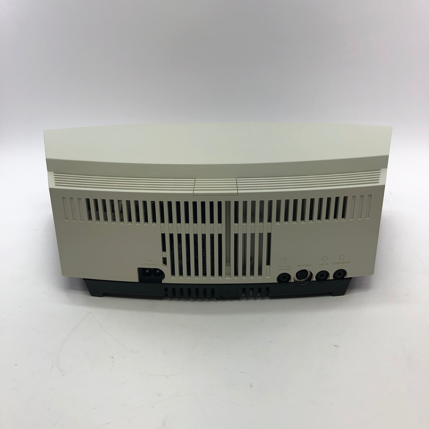Bose Wave Music System Stereo Speaker, With Power Cable, Aux Cable, and Remote