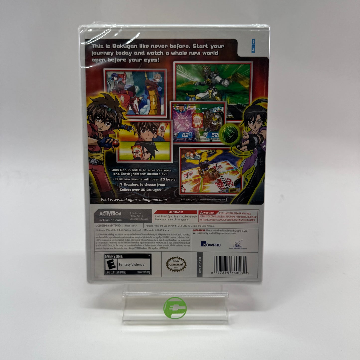 New Bakugan Battle Brawlers (Nintendo Wii, 2009)