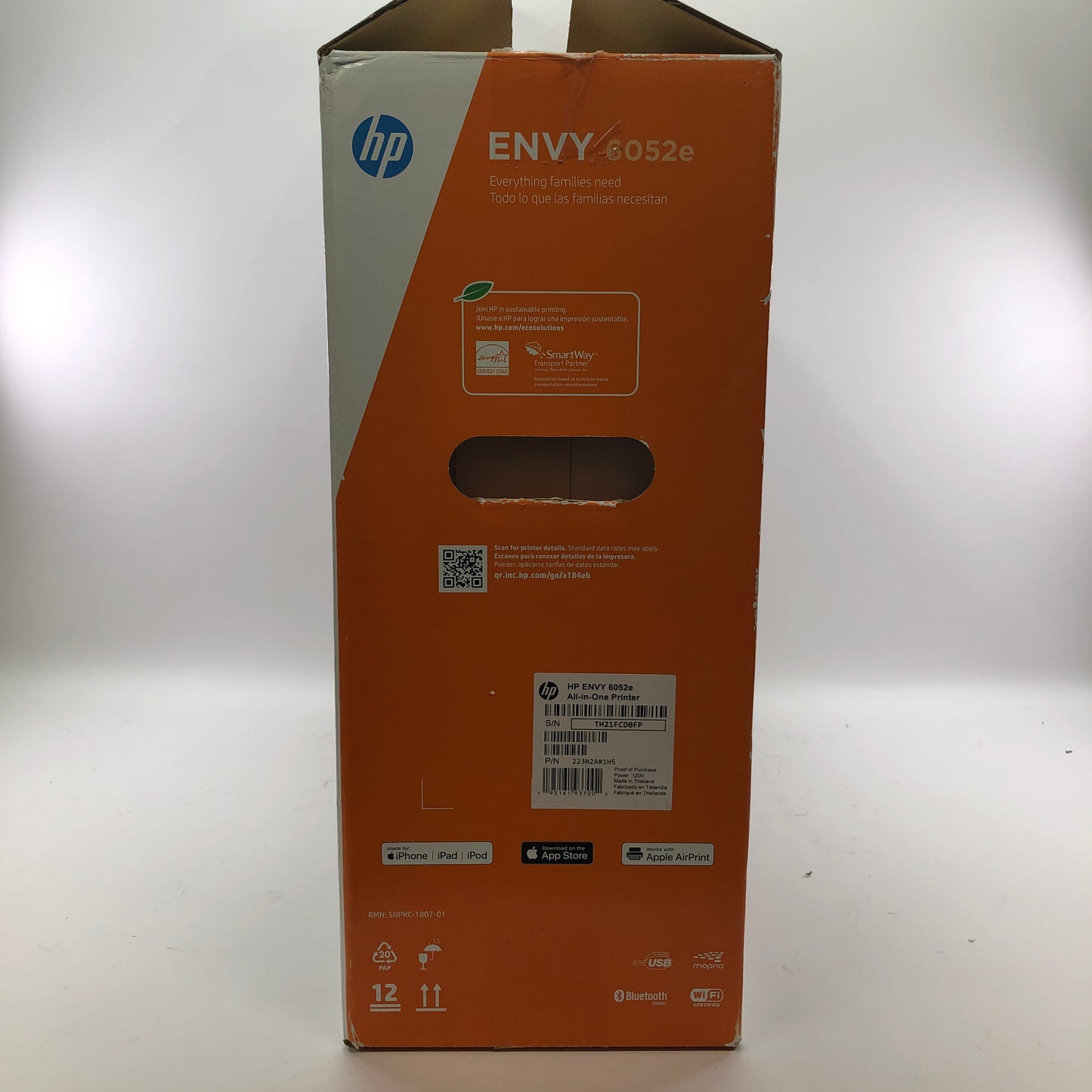 HP Envy 6052e All-In-One Wireless Printer In Original Packaging