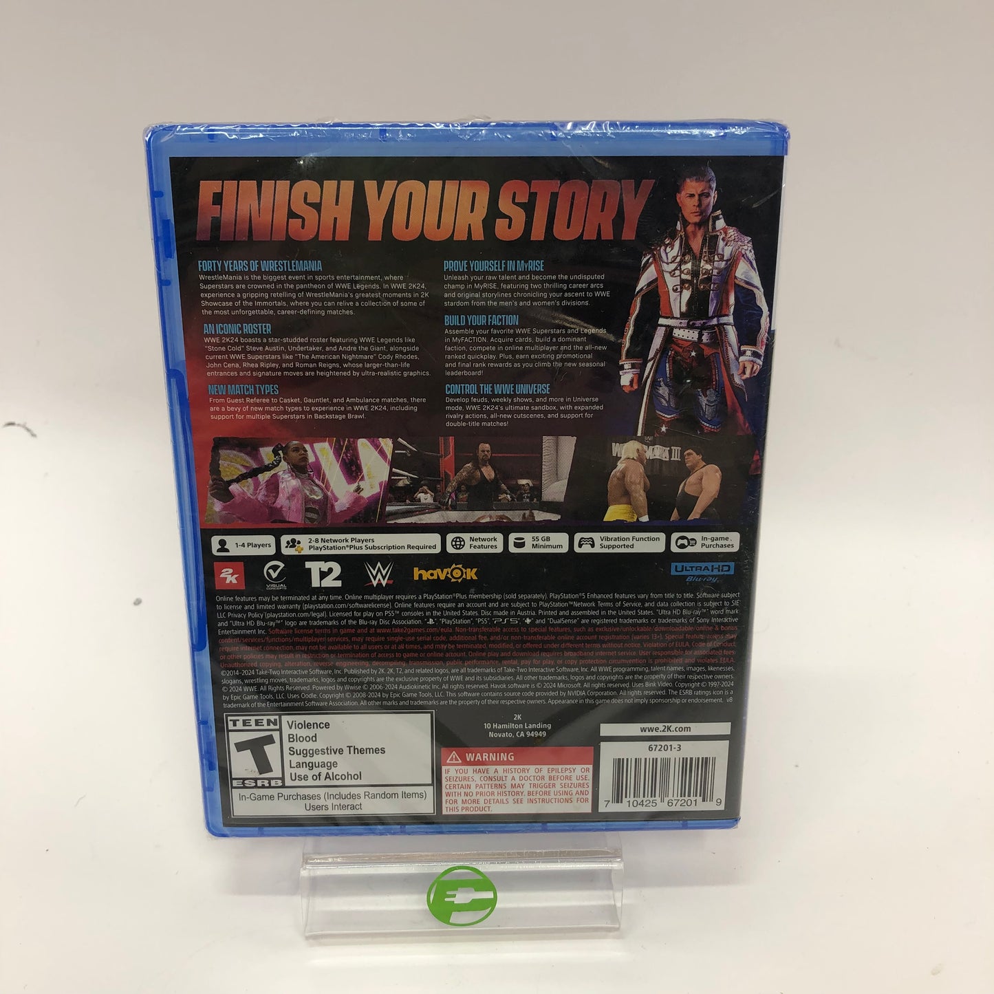 New WWE 2K24 (Sony PlayStation 5 PS5, 2024) Factory Sealed