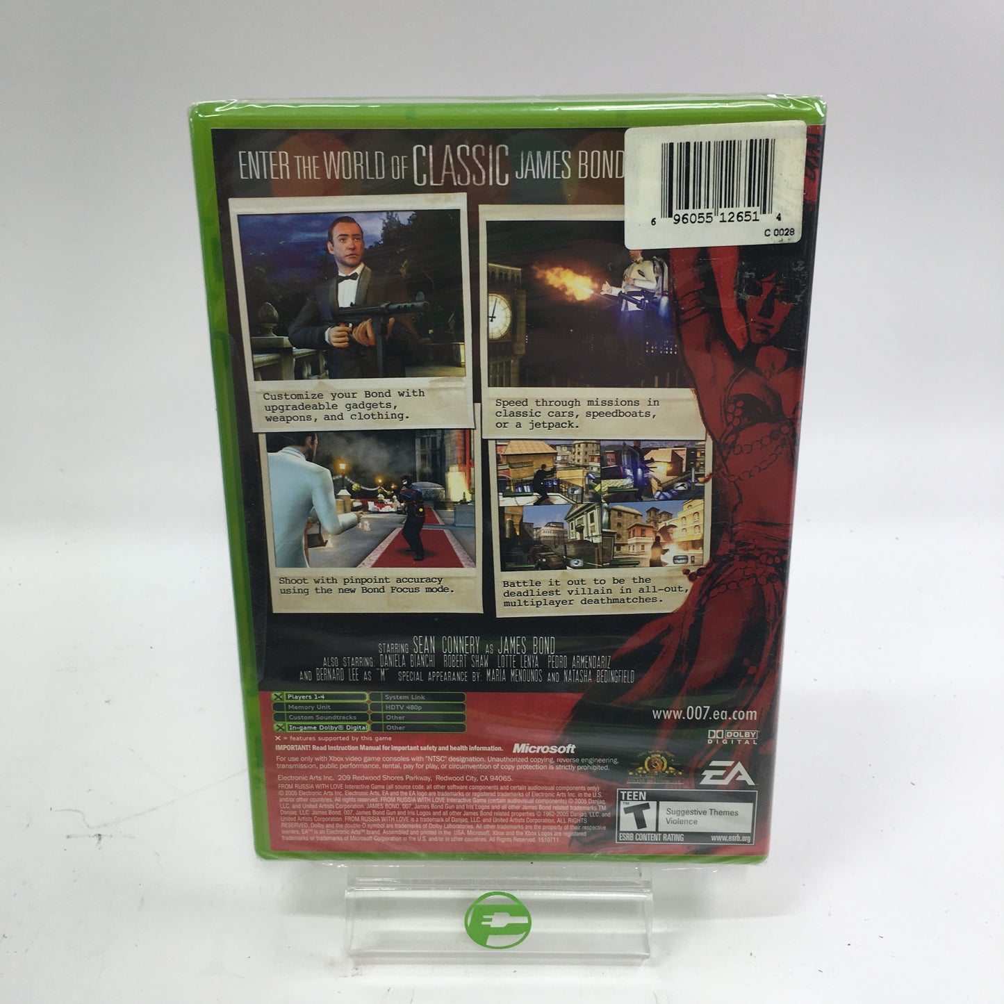 New 007 From Russia With Love (Microsoft Xbox, 2005) Factory Sealed