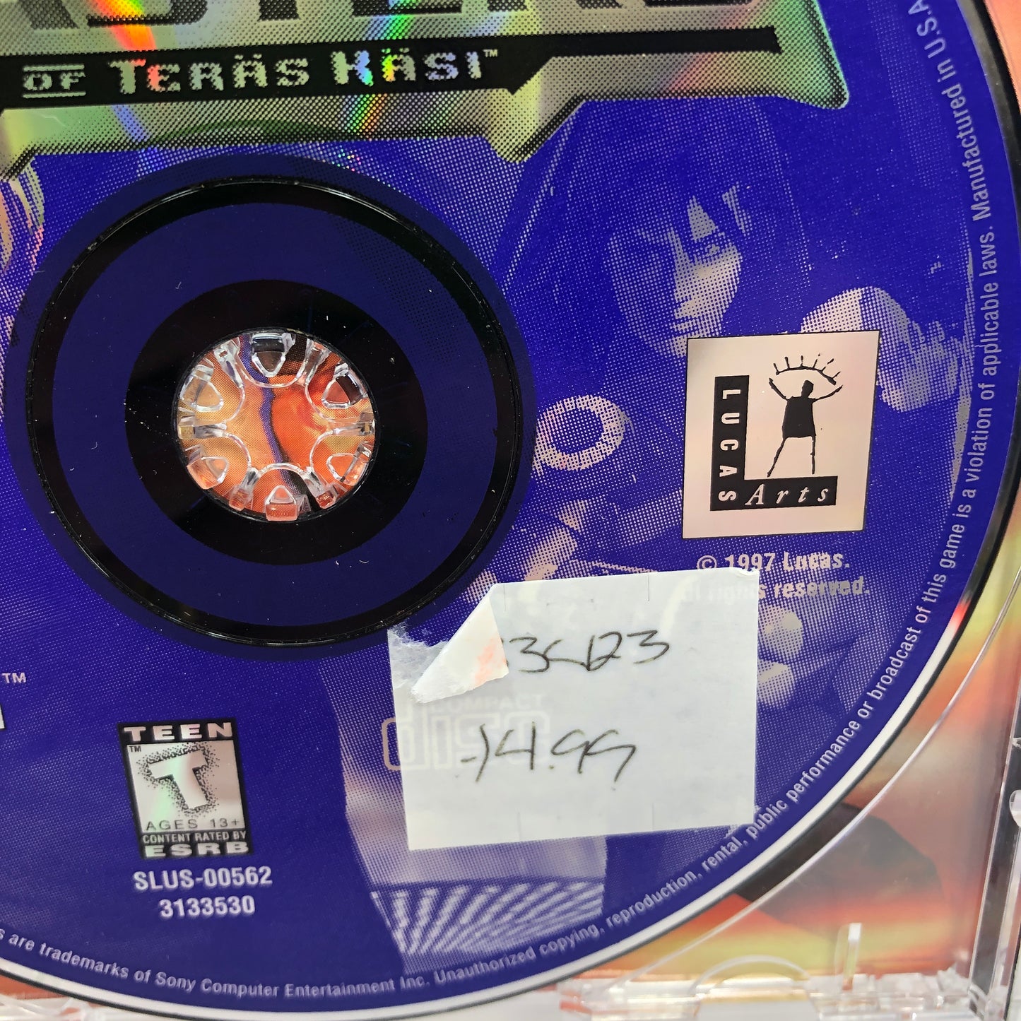 Star Wars Masters of Teras Kasi (Sony PlayStation 1 PS1, 1997) CIB