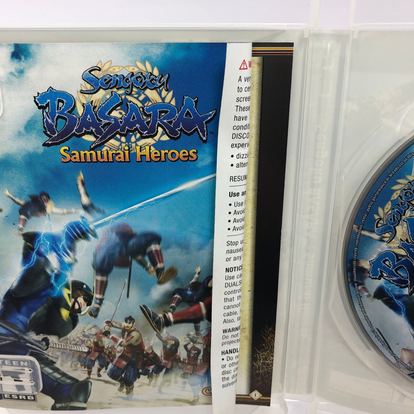 Sengoku Basara: Samurai Heroes (Sony PlayStation 3 PS3, 2010) CIB