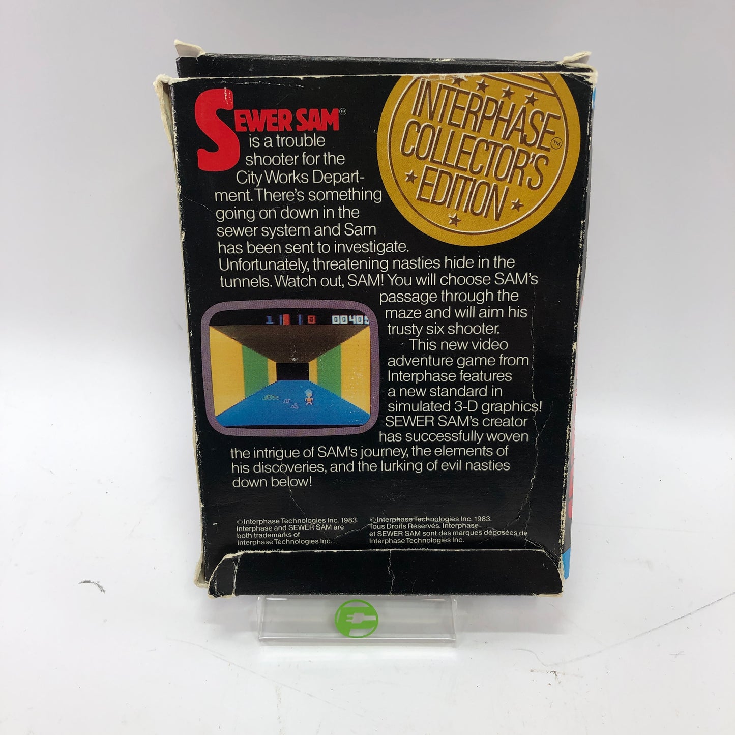 Sewer Sam (Mattel Intellivision, 1983) Complete in Original Box w Manual CIB