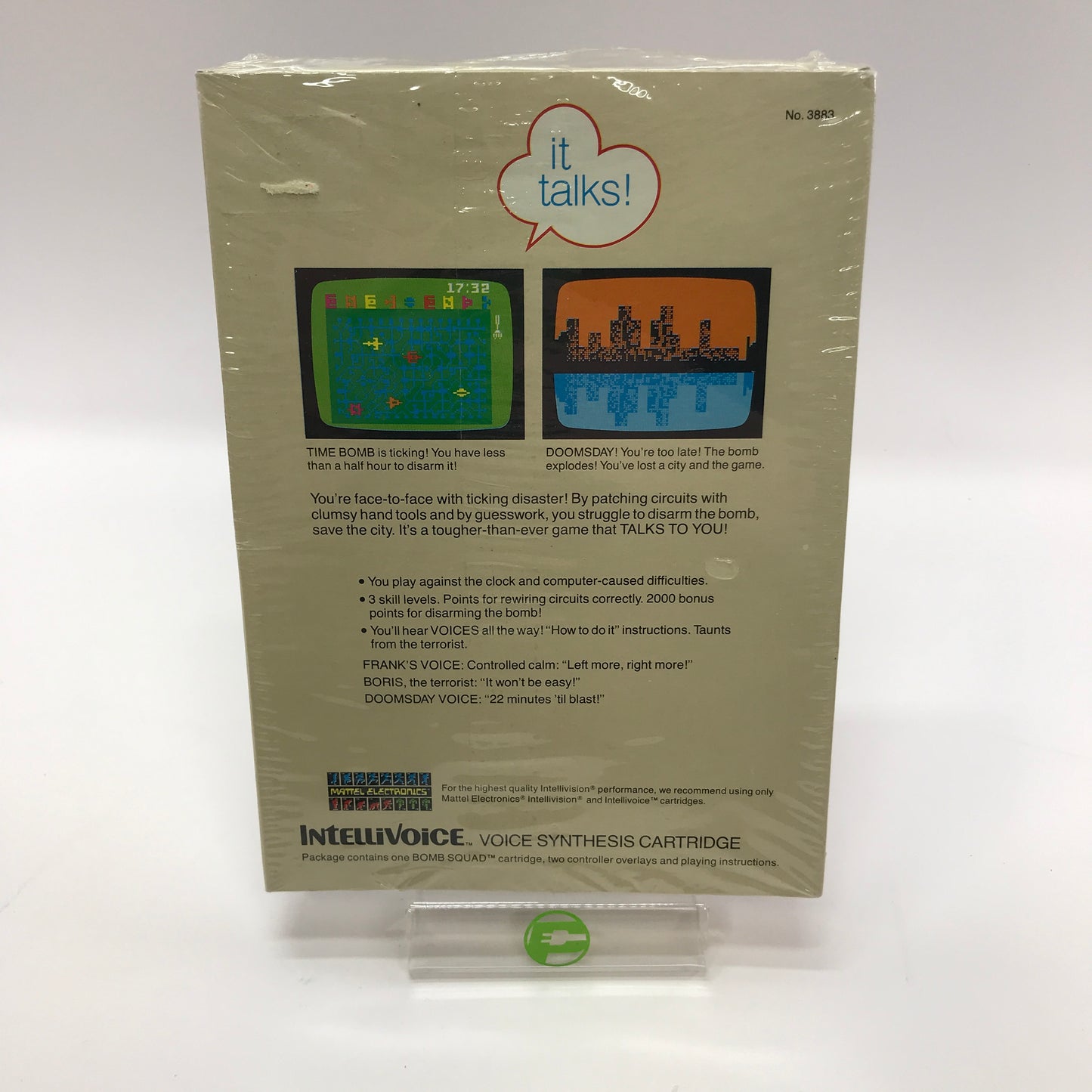 New Bomb Squad (Mattel Intellivision, 1981) Factory Sealed