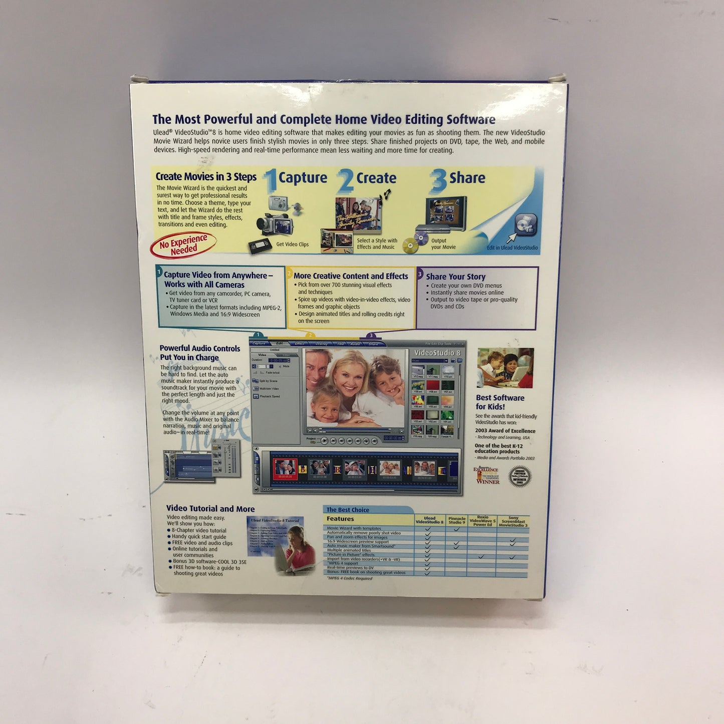 New Ulead VideoStudio 8 Complete Movie Making Software