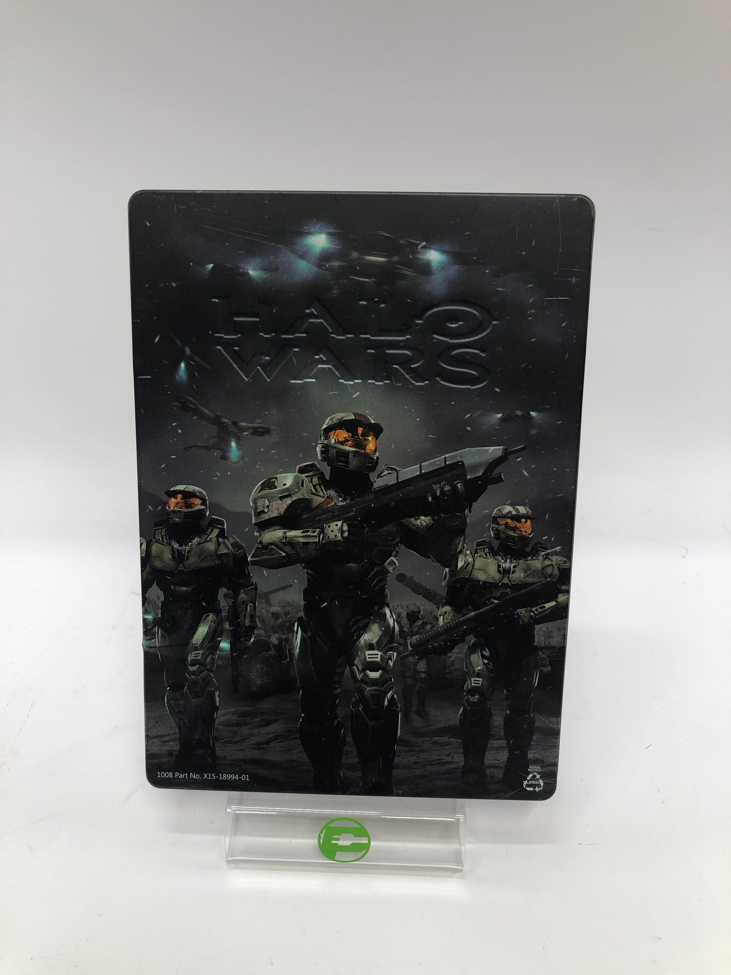 Halo Wars (Microsoft Xbox 360, 2009) CIB Steel Book Case