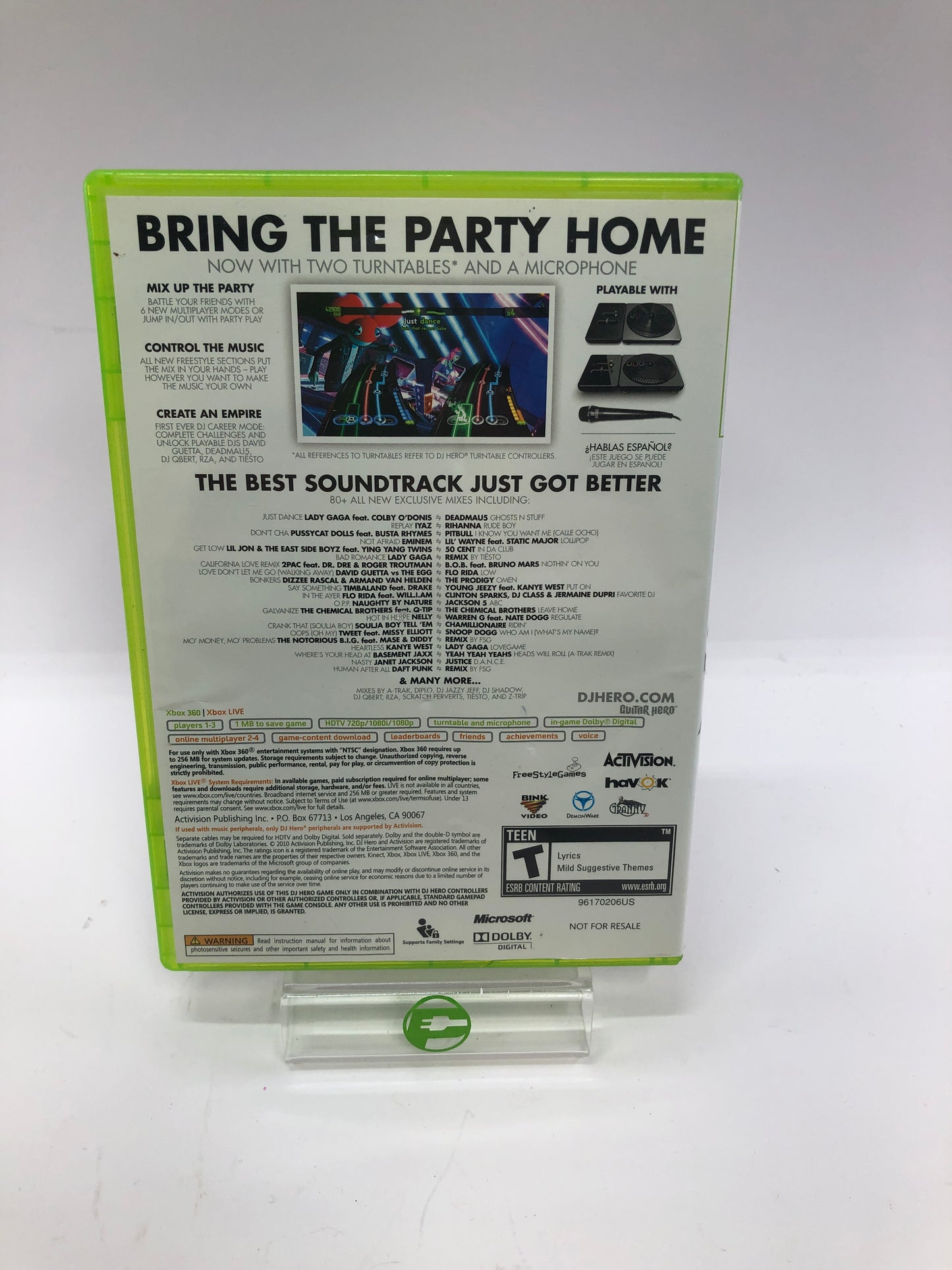 DJ Hero Collection, CIB, 2 Microsoft Xbox 360 Games