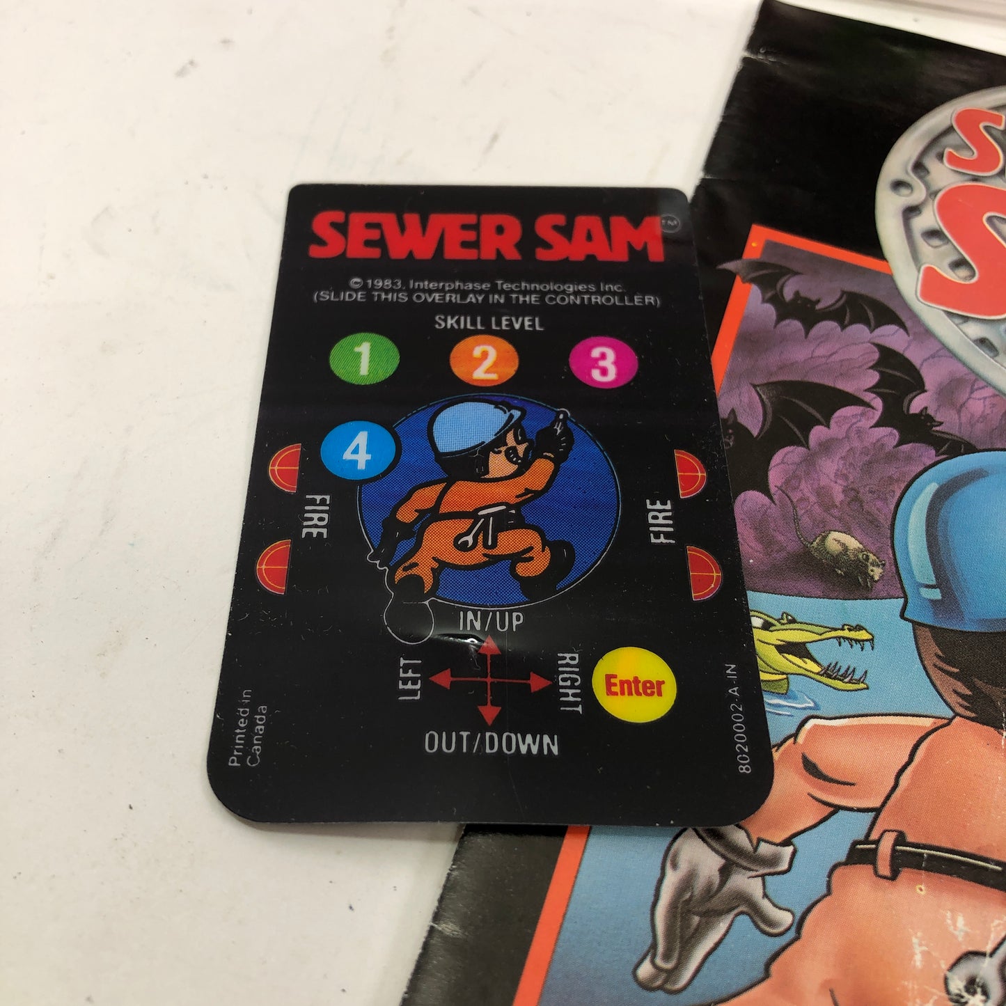 Sewer Sam (Mattel Intellivision, 1983) Complete in Original Box w Manual CIB