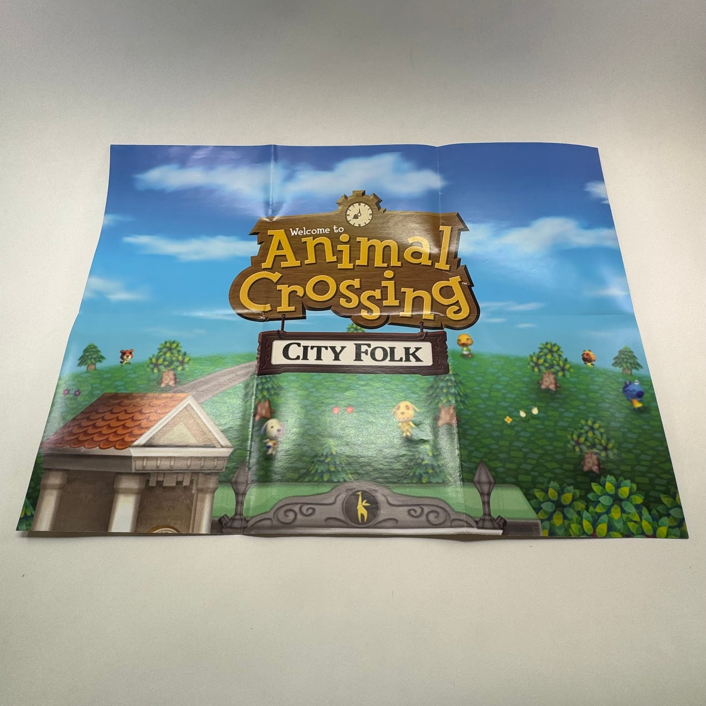 Animal Crossing City Folk Prima Strategy Guide with Poster
