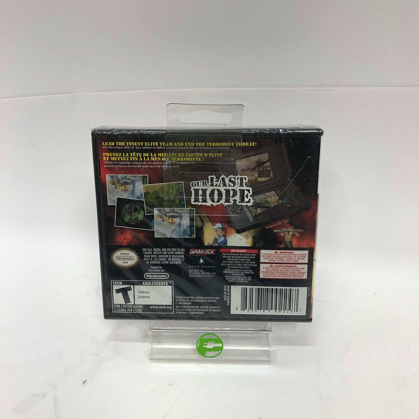 New Elite Forces Unit 77 (Nintendo DS, 2009) Factory Sealed