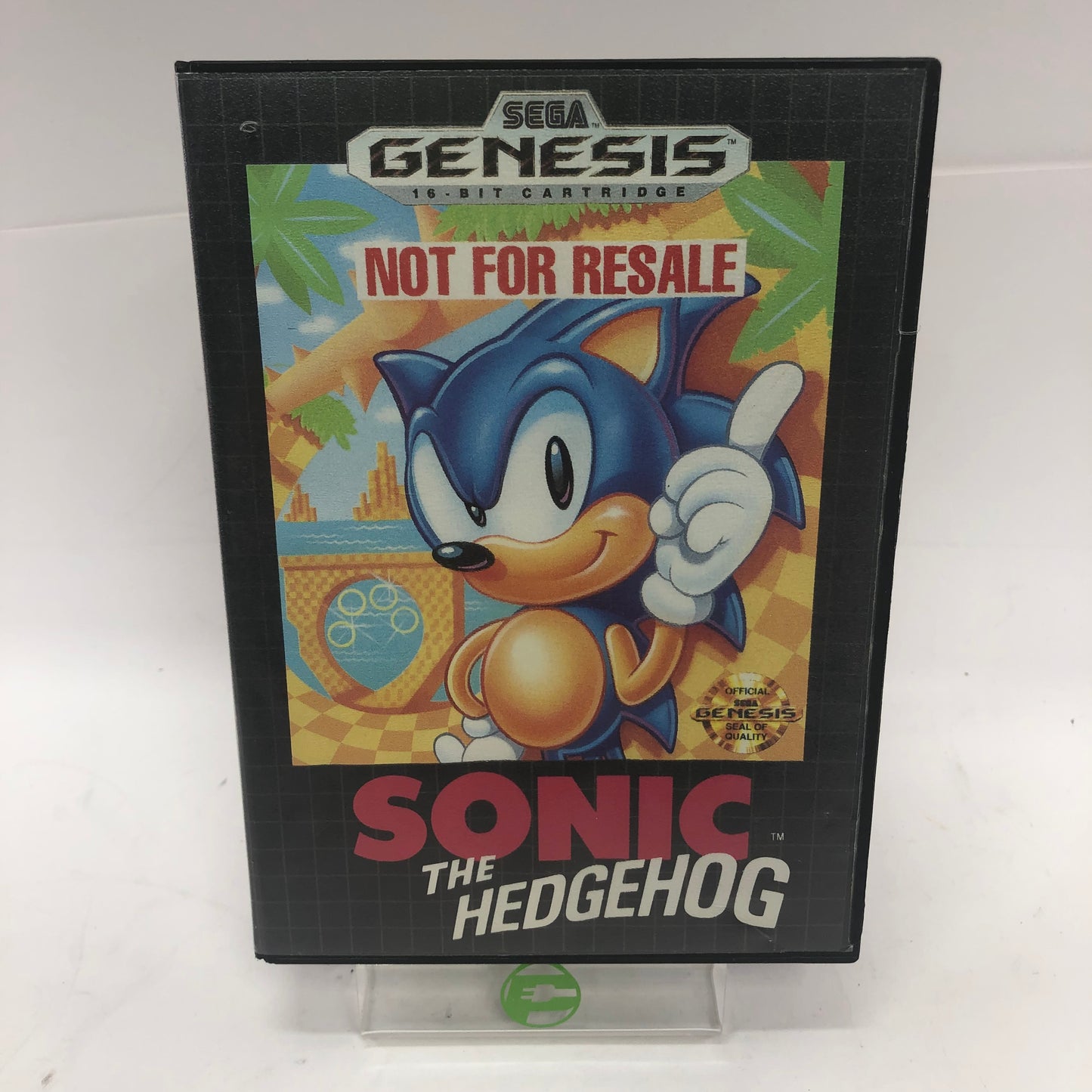 Sonic the Hedgehog (Sega Genesis, 1991) CIB, Not For Resale Label