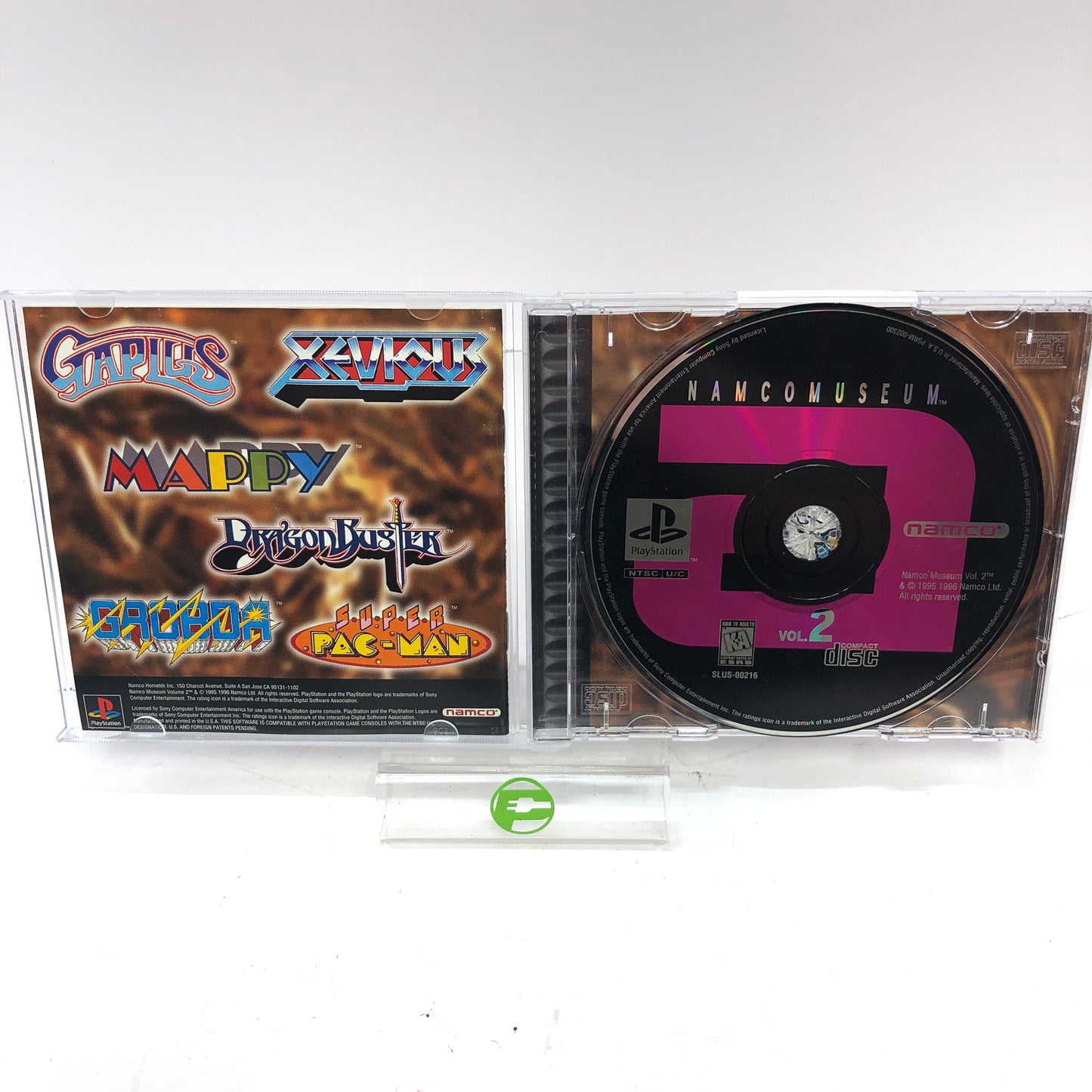 Namco Museum Volume 2 (Sony PlayStation 1 PS1, 1996) CIB w/ Registration Card