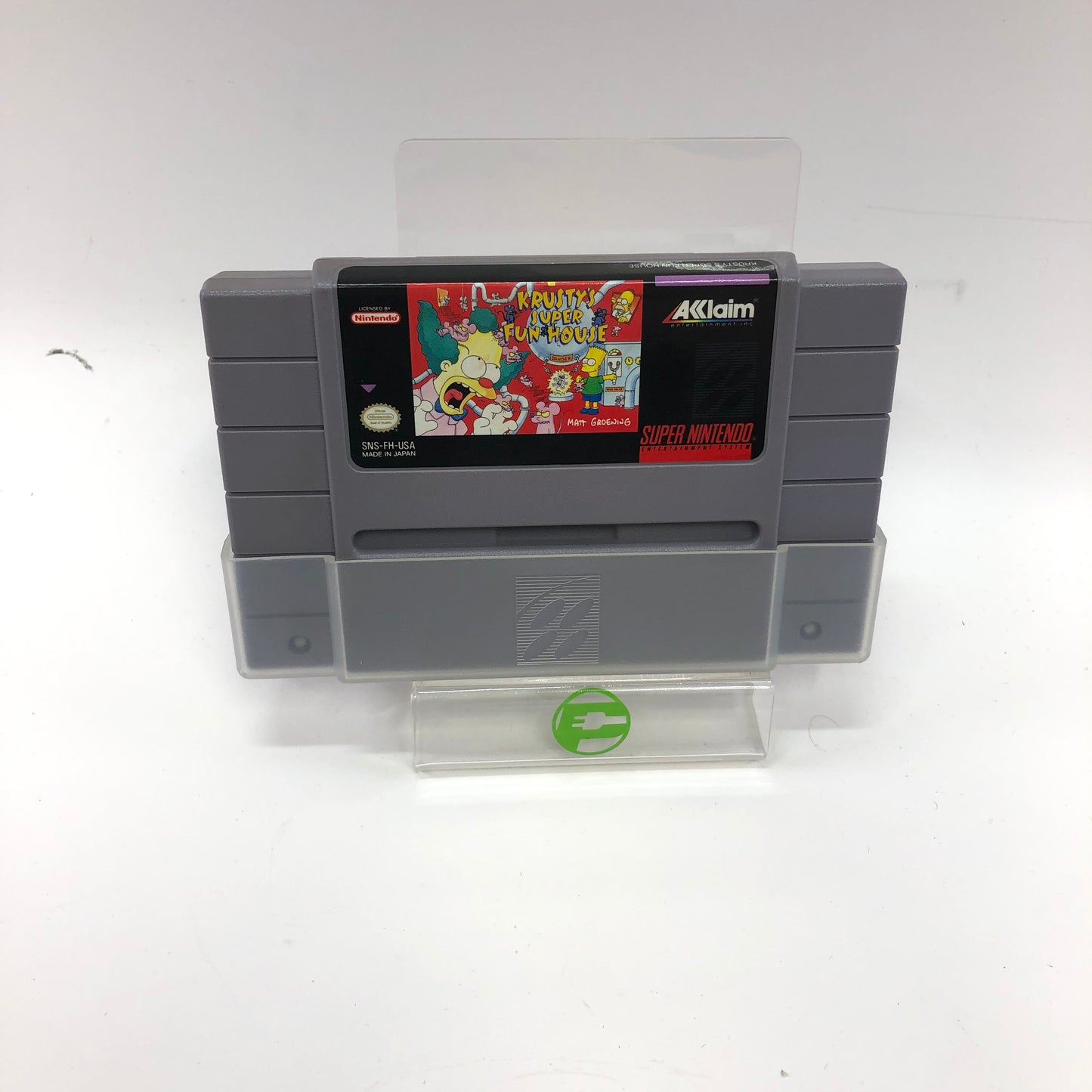 Krusty's Super Fun House (Super Nintendo SNES, 1992) Cartridge Only