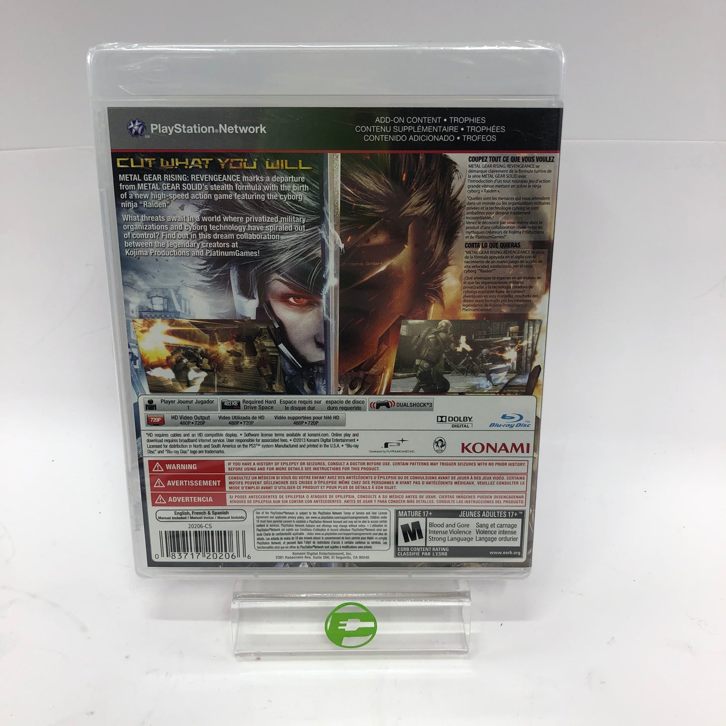 New Metal Gear Rising: Revengeance (Sony PlayStation 3 PS3, 2013) Factory Sealed