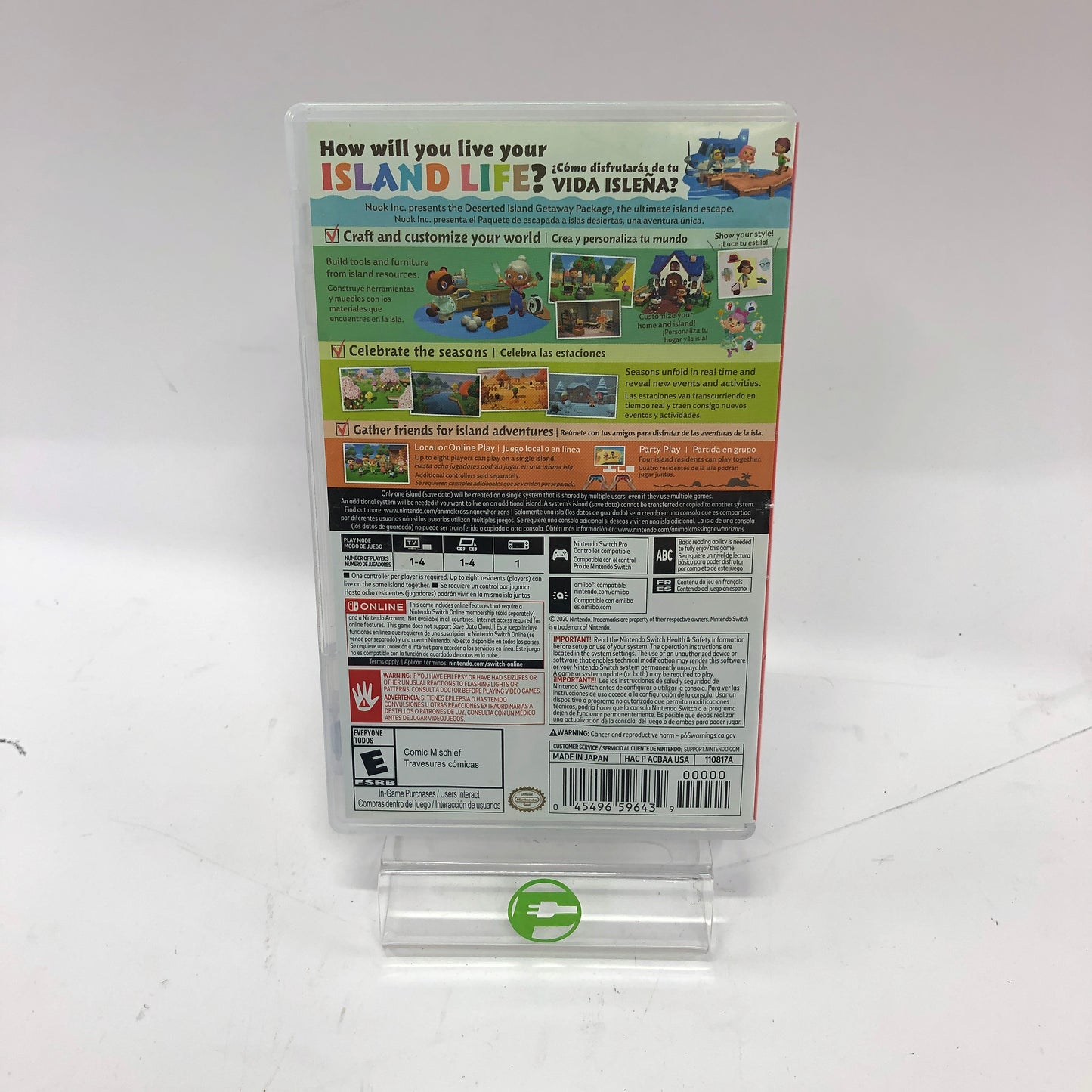 Animal Crossing: New Horizons (Nintendo Switch, 2020) CIB