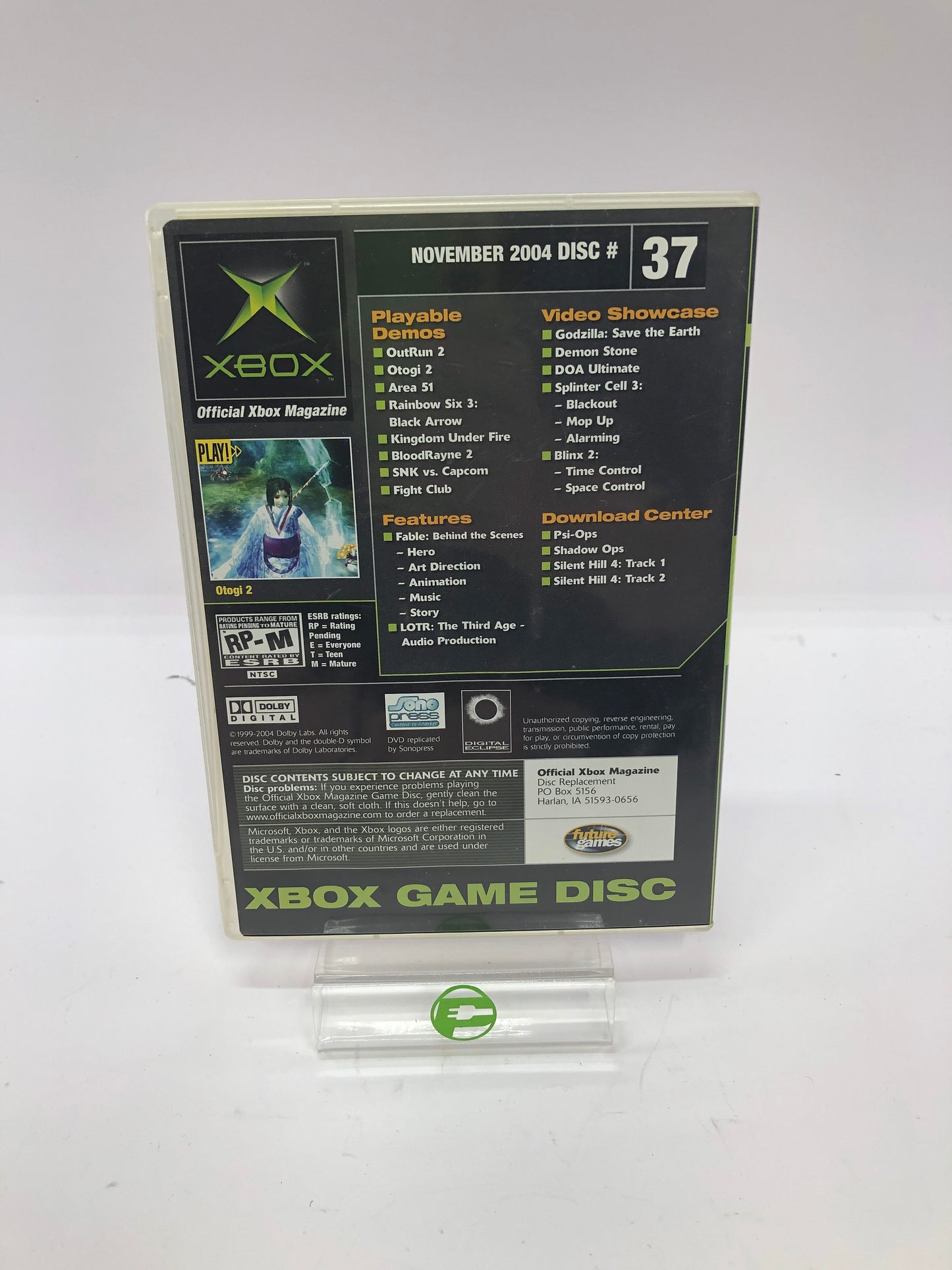 Xbox Game Disc, 26 Game Demo Discs, Microsoft Original Xbox Games