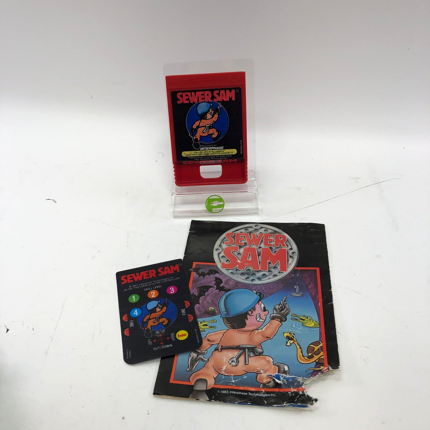Sewer Sam (Mattel Intellivision, 1983) Complete in Original Box w Manual CIB