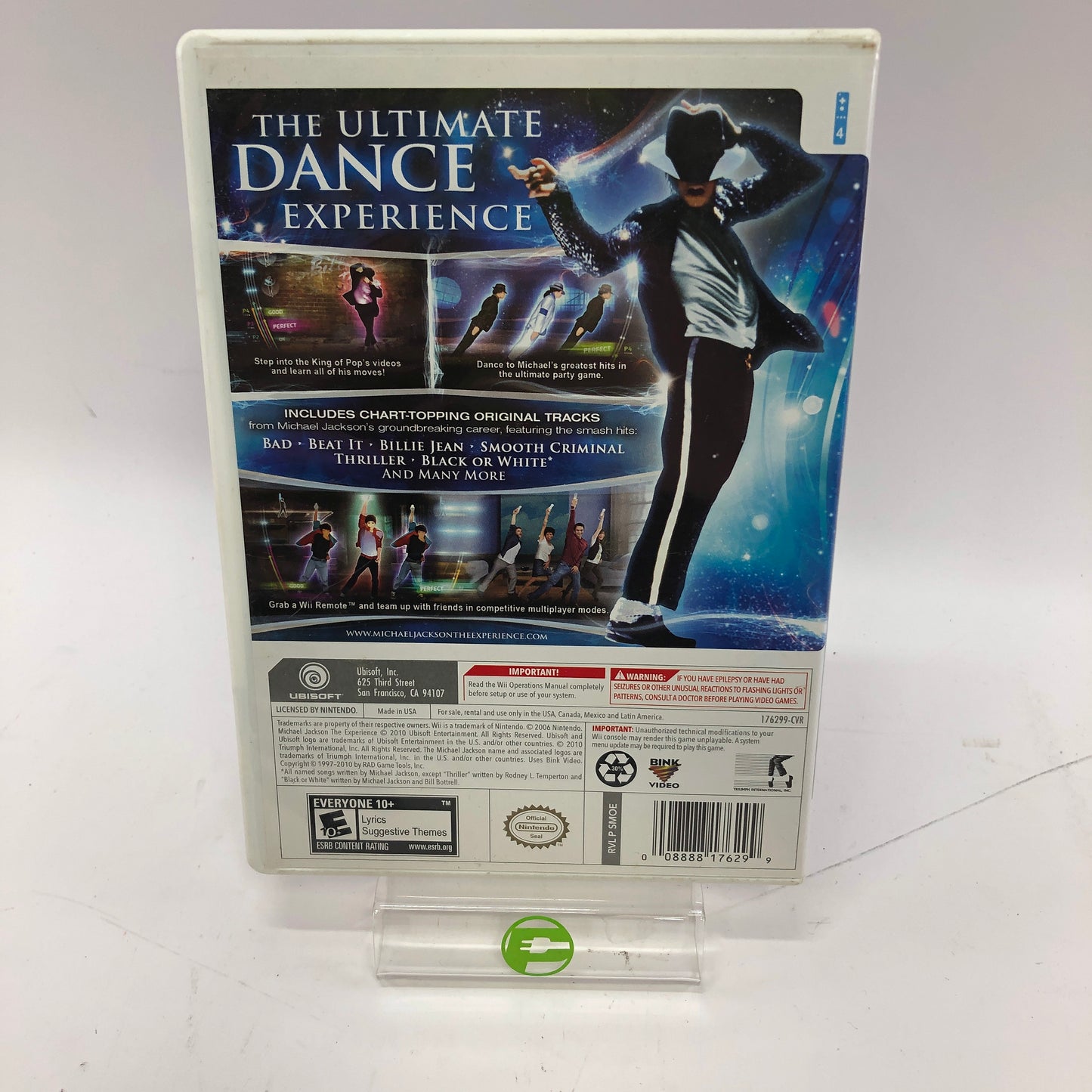 Michael Jackson: The Experience (Nintendo Wii, 2010) CIB