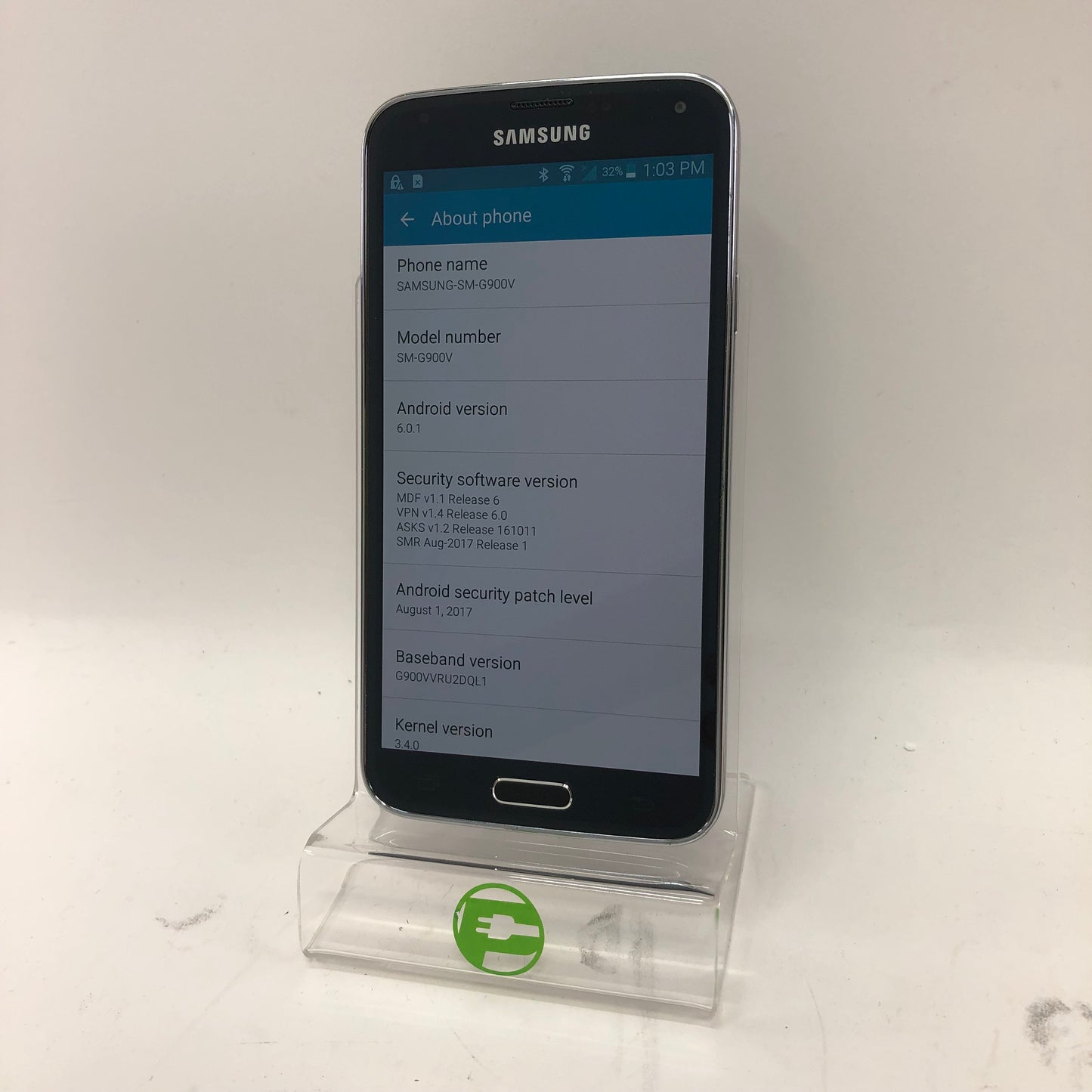 Verizon Samsung Galaxy S5 2GB RAM 16GB SM-G900V Black