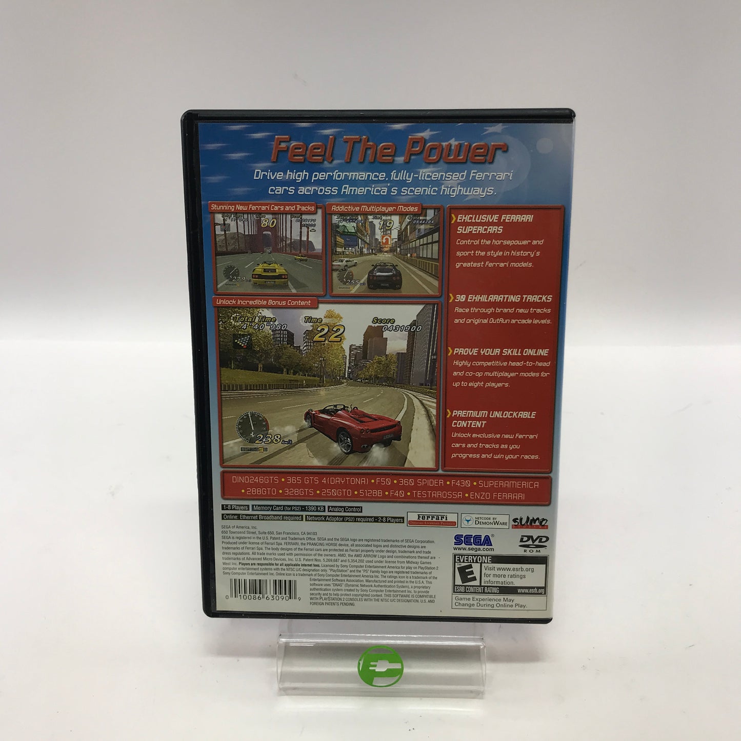 OutRun 2006 Coast 2 Coast (Sony PlayStation 2 PS2, 2006) Tested Works