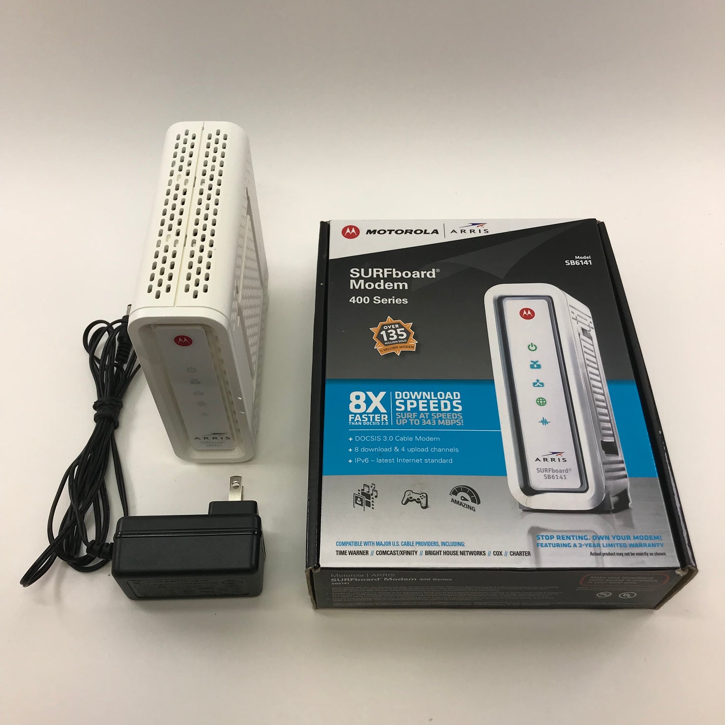Motorola Arris Surfboard 400 Series SB6141 Modem PN 581901-022