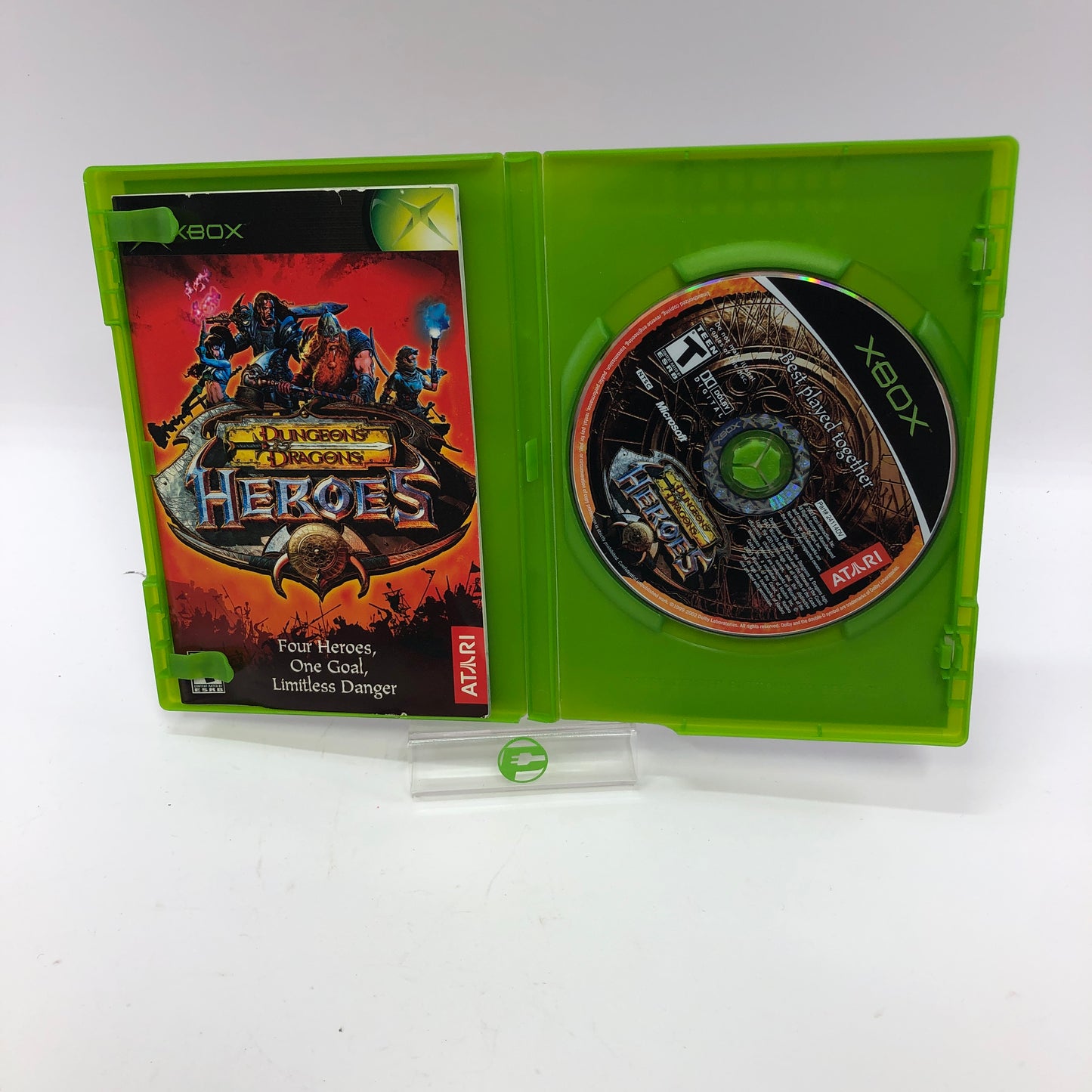 Dungeons & Dragons Heroes (Microsoft Xbox, 2003) Complete in Box w Manual, CIB