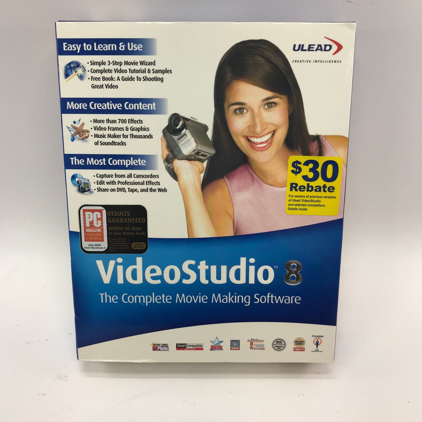 New Ulead VideoStudio 8 Complete Movie Making Software