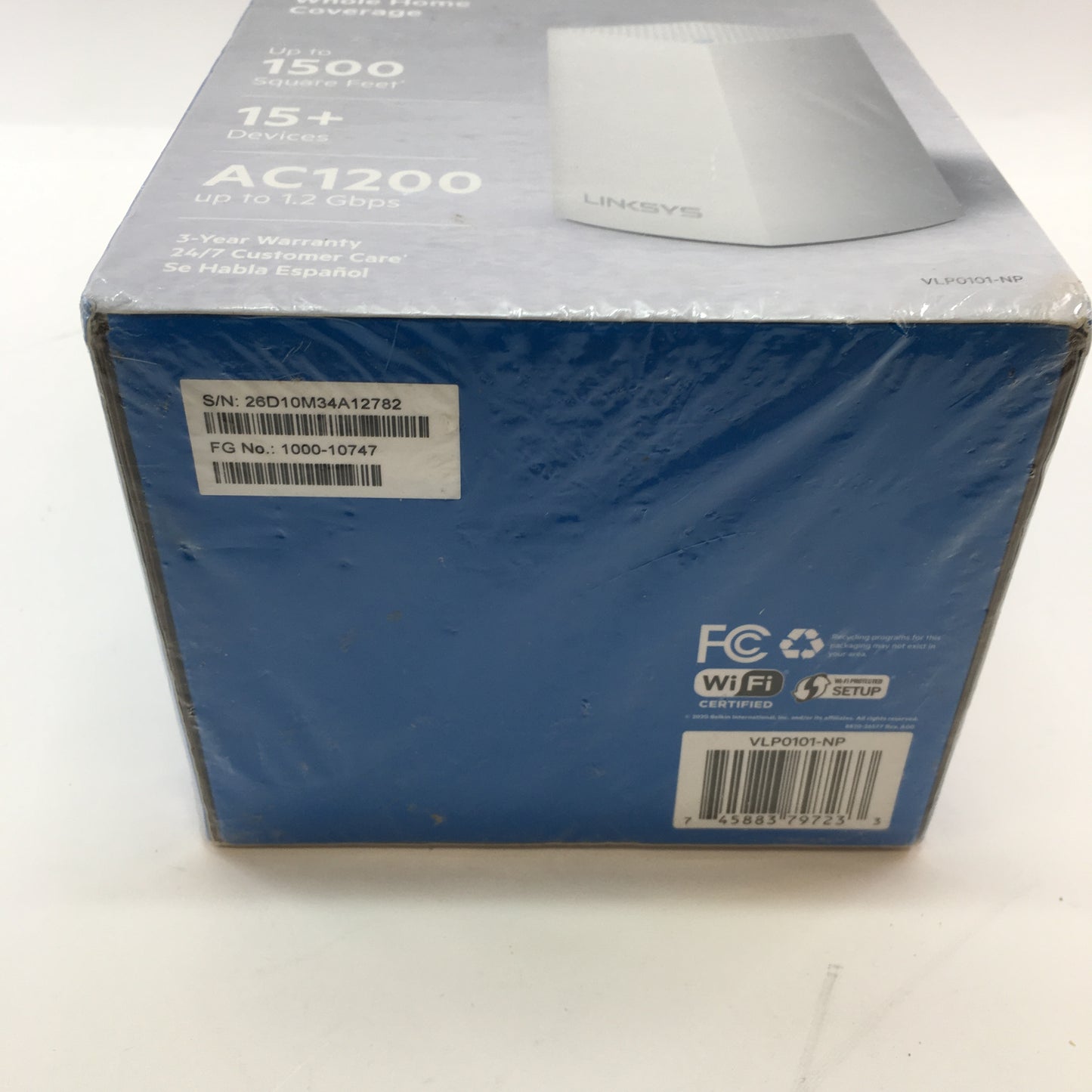 New Linksys Ac1200 VELOP Dual-Band Router Whole Home Wi-Fi 5 System