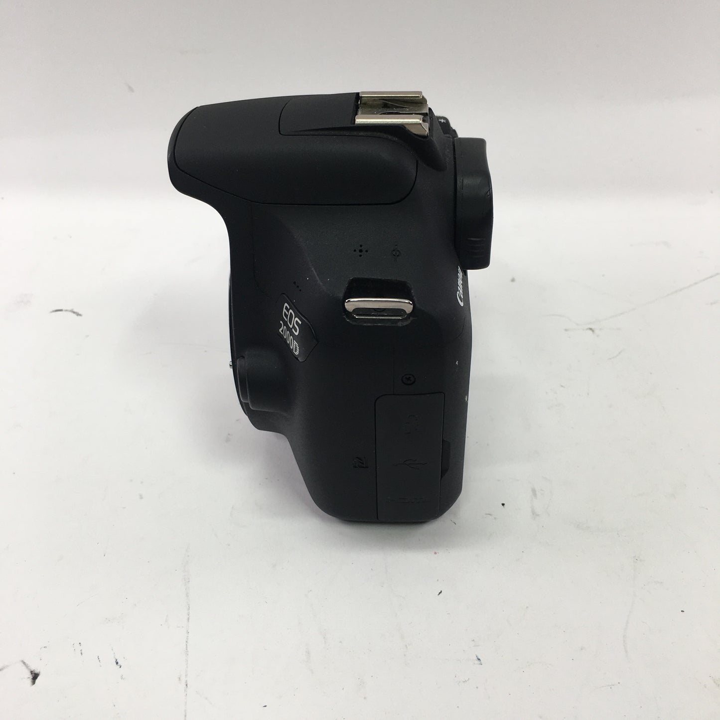 Broken Canon EOS 2000D 24MP Digital SLR DSLR Camera READ