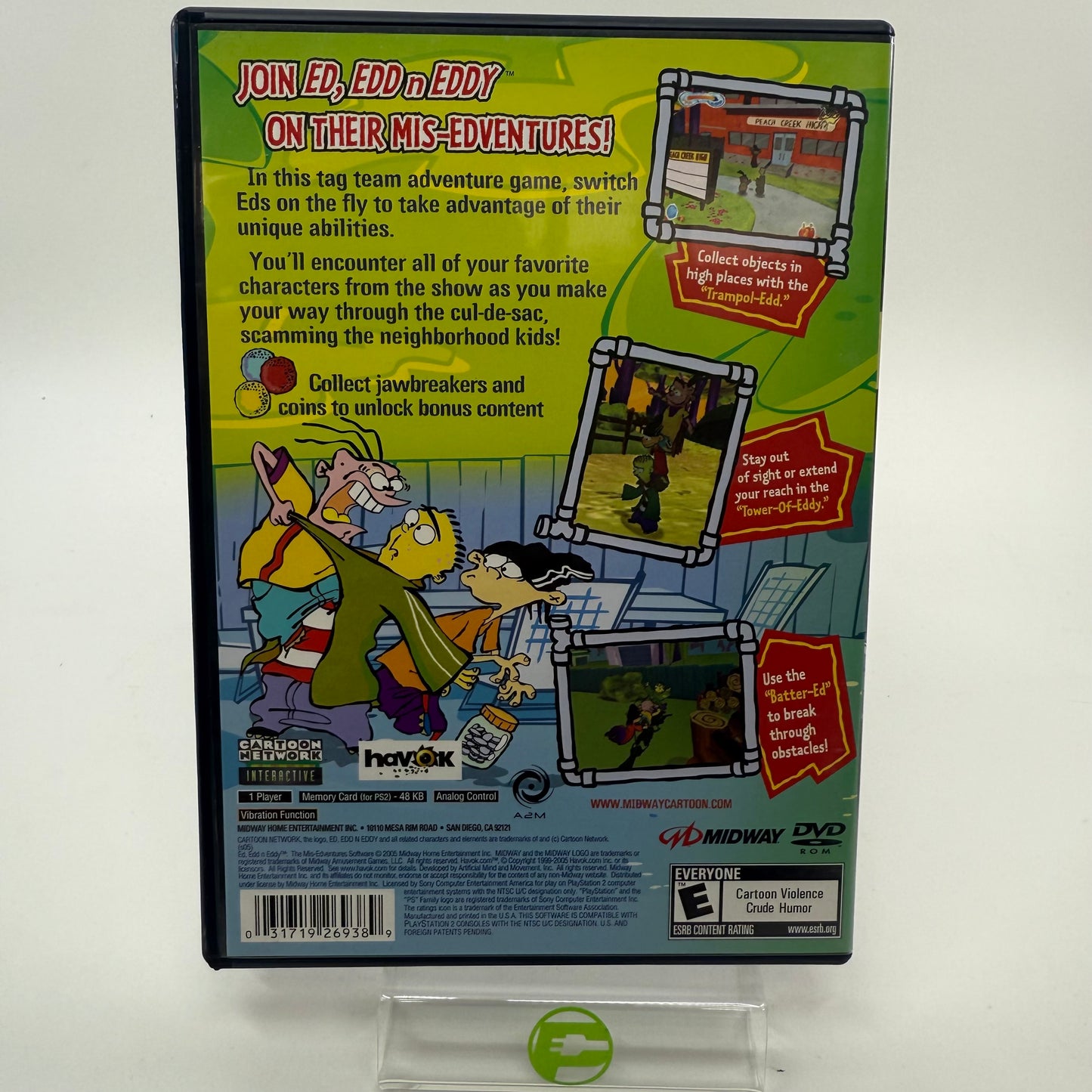 Ed Edd N Eddy Mis-Edventures (Sony PlayStation 2 PS2, 2005)
