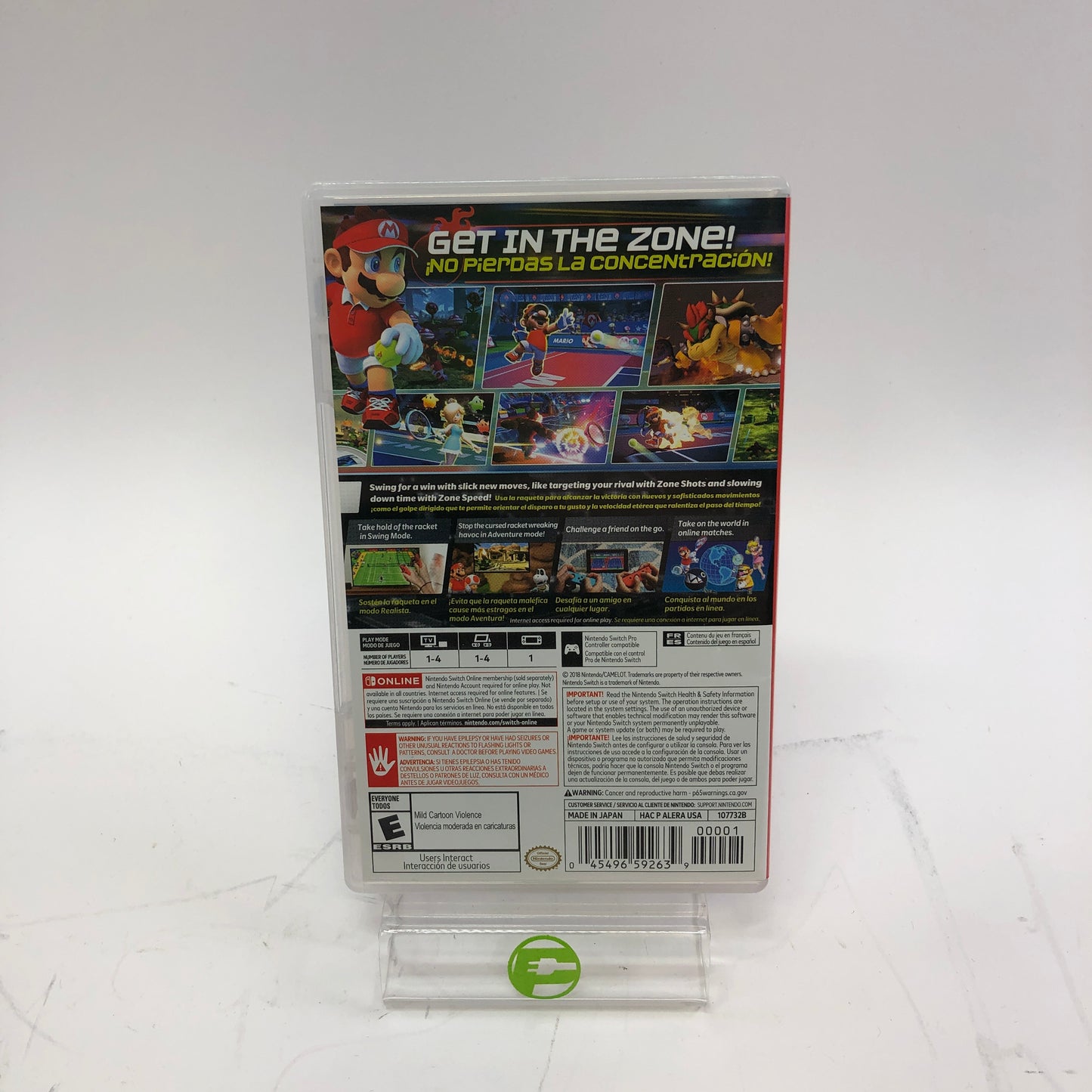 Mario Tennis Aces (Nintendo Switch, 2018) in Original Box CIB
