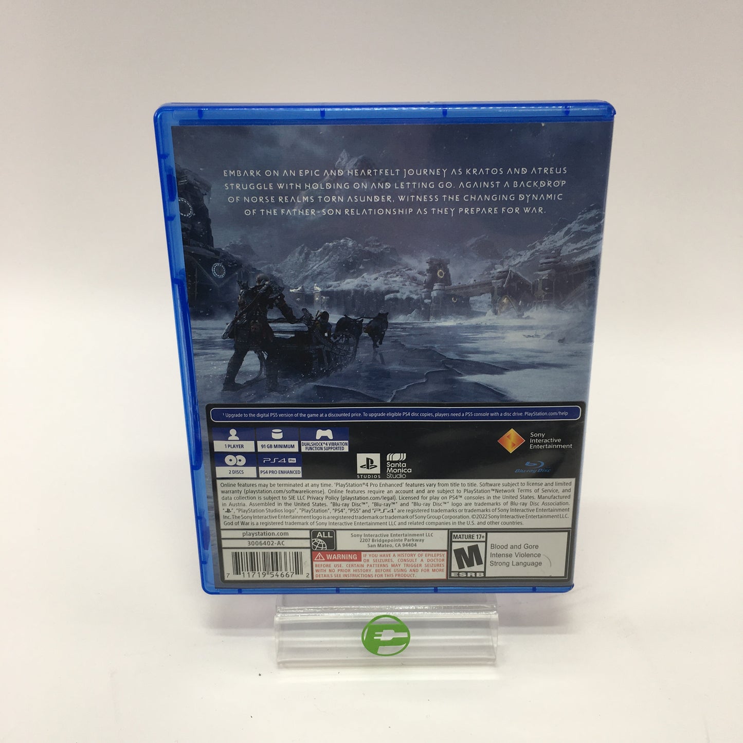 God of War Ragnarok (Sony PlayStation 4 PS4, 2022) CIB