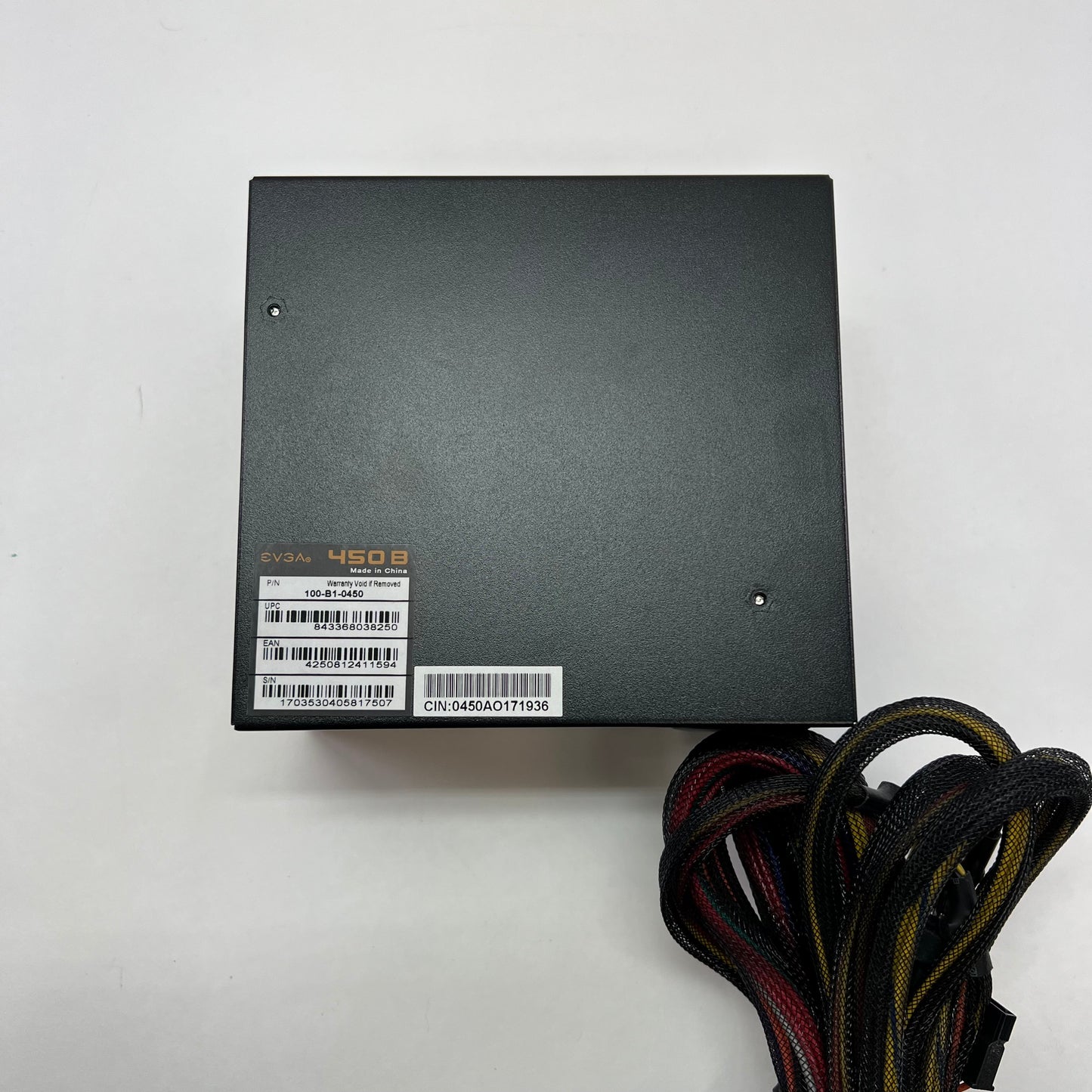 EVGA 100-B1-0450 80 Plus Bronze 450W Non Modular Power Supply