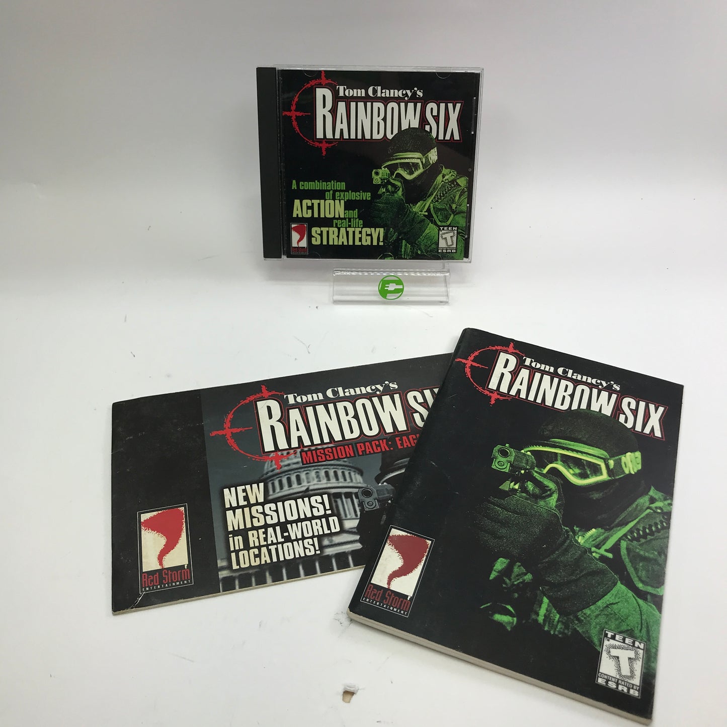Tom Clancy's Rainbow Six (PC, 1998) CIB, Minty Disc, No Scratches