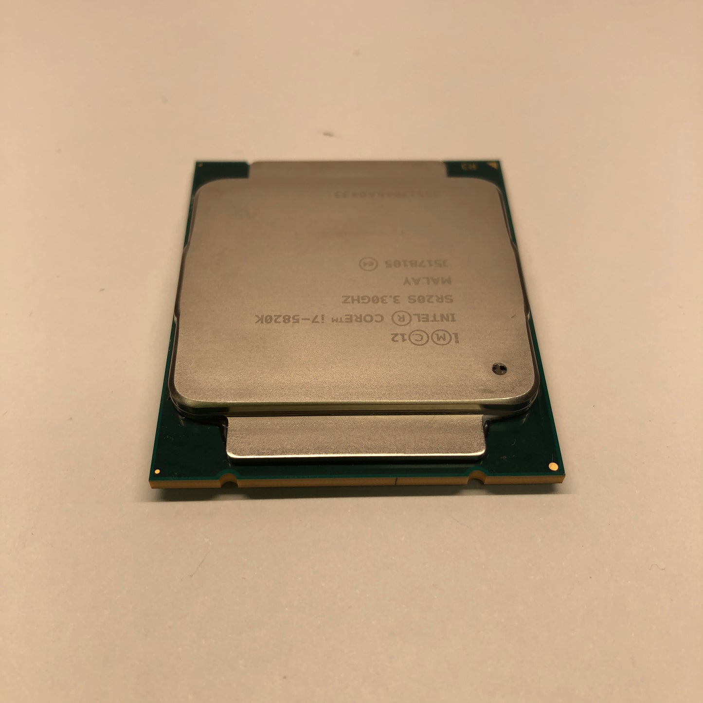 Intel Core i7-5820K 3.30GHz 6 Core SR20S 12 Thread LGA 2011-3 CPU