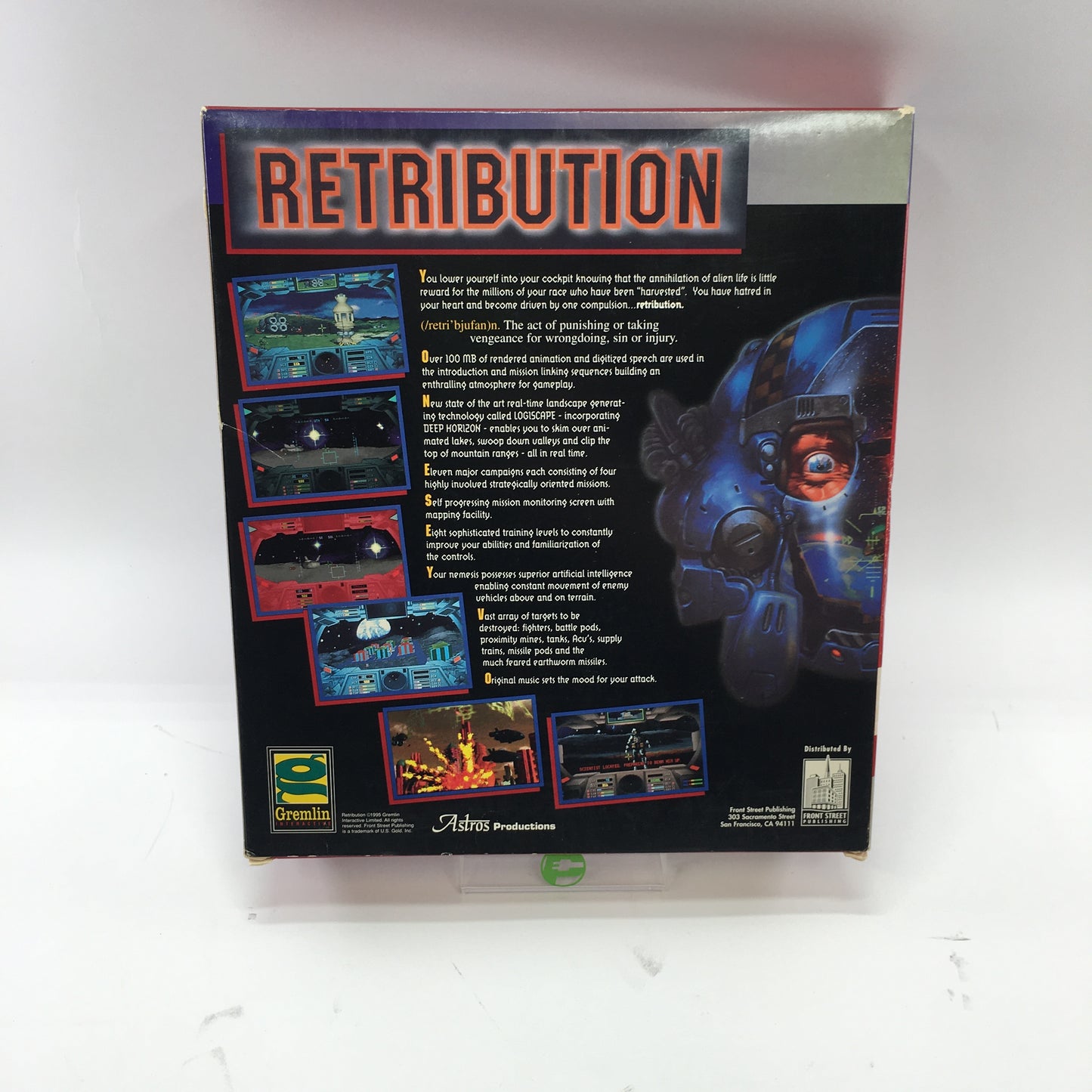 Retribution (PC, 1993) Complete in Original Box w/ Manual, CIB