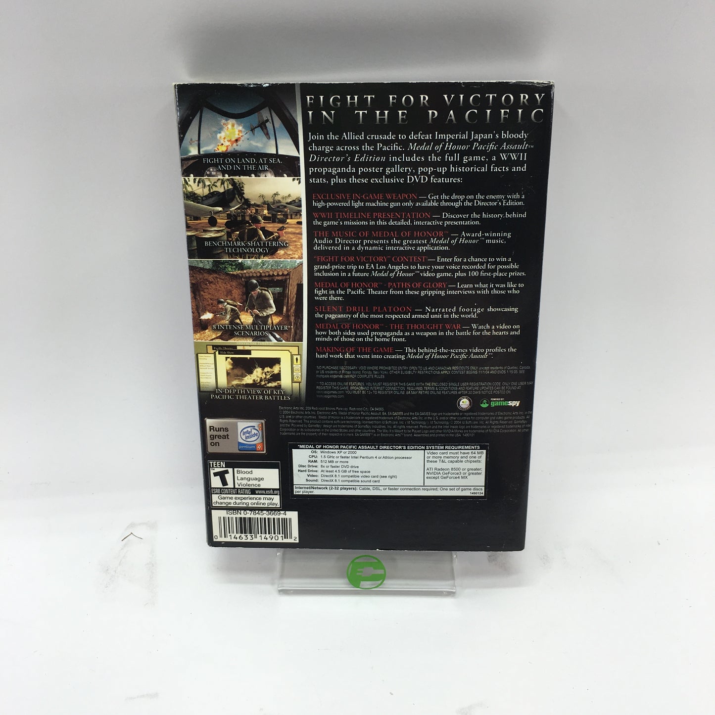 Medal of Honor Pasific Assault Directors Edition (PC, 2004) w Registration Code