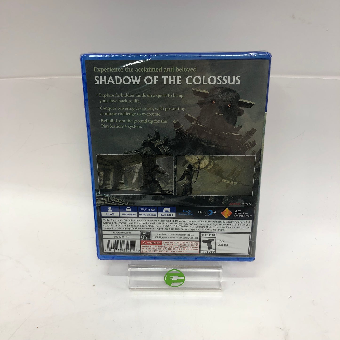 New Shadow of the Colossus (Sony PlayStation 4 PS4, 2018) Factory Sealed