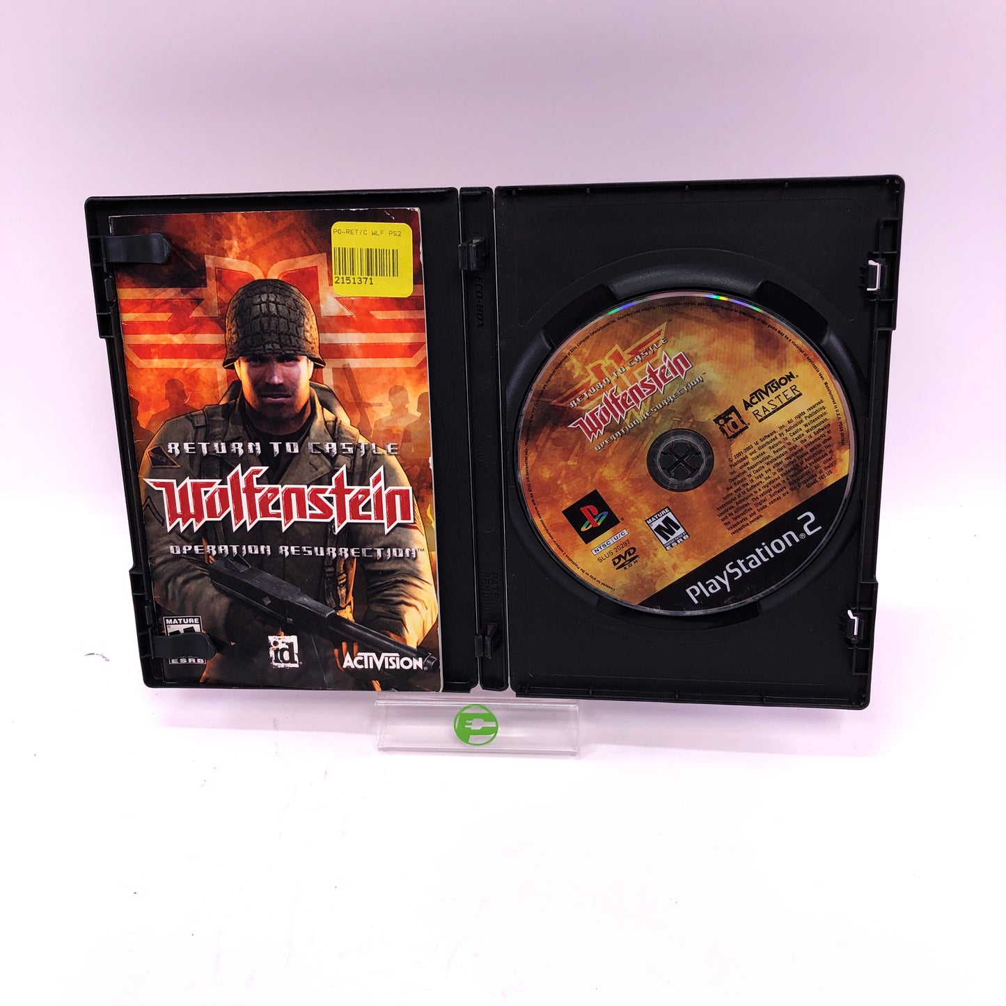 Return to Castle Wolfenstein(Sony PlayStation 2 PS2 2006)CIB w Registration Card