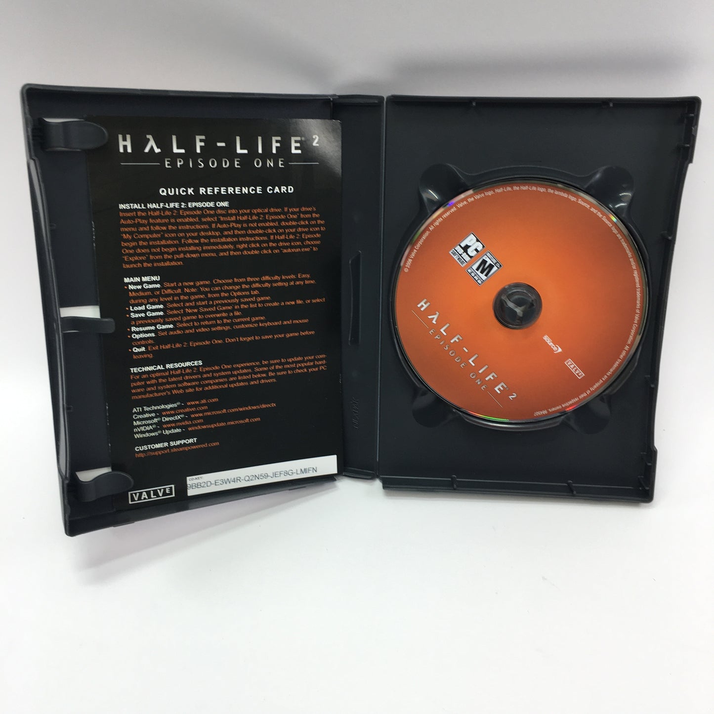 Half-Life 2 and Half-Life 2 Episode One PC Bundle, Both w Boxes, No Manuals