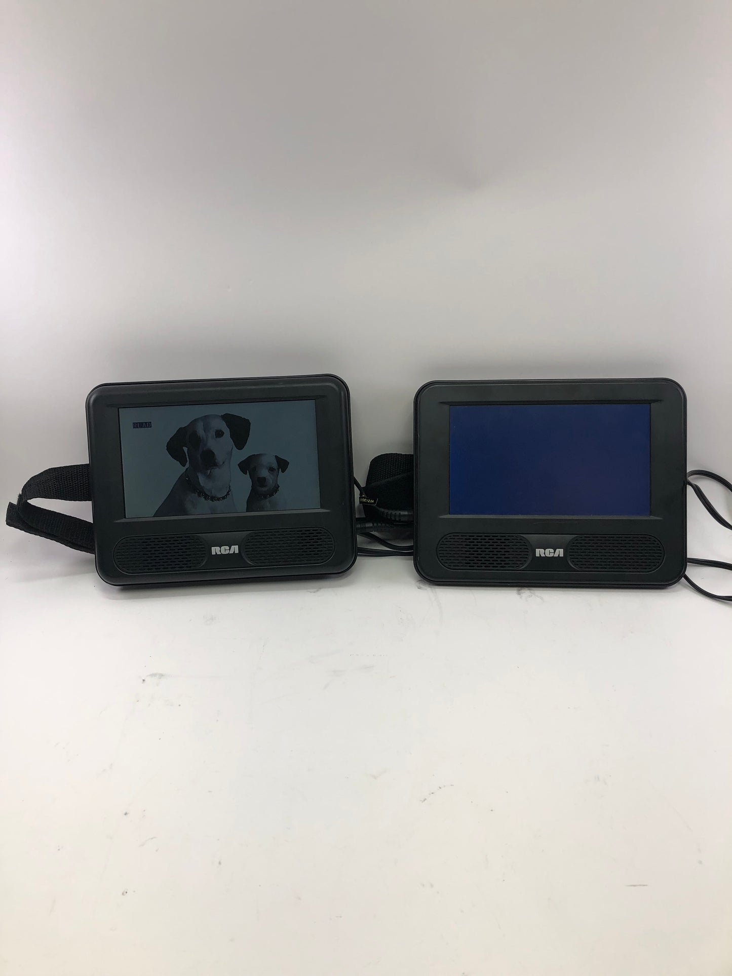 RCA DRC69707 Headrest DVD Player System With Power Cable, Working