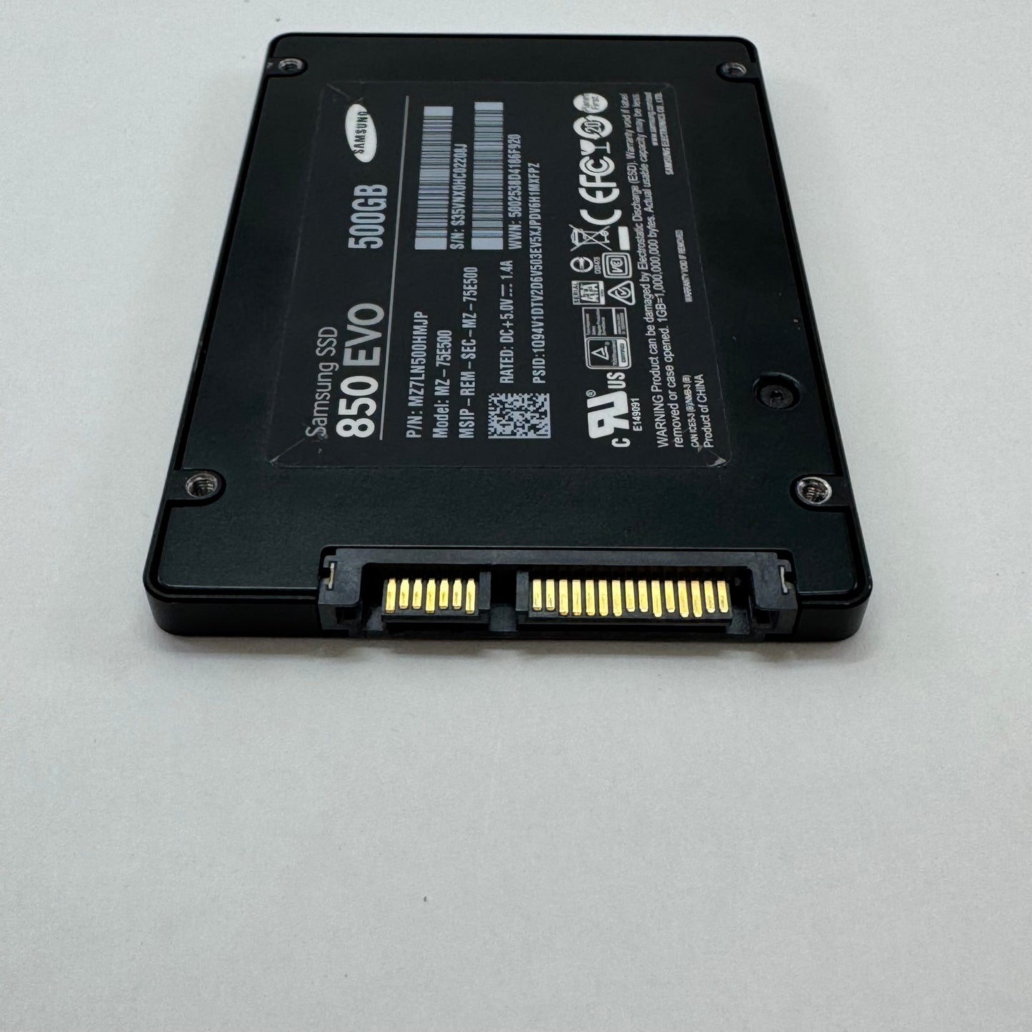 Samsung 2.5" 850 EVO 500GB eSATA III 6Gbps SSD MZ-75E500